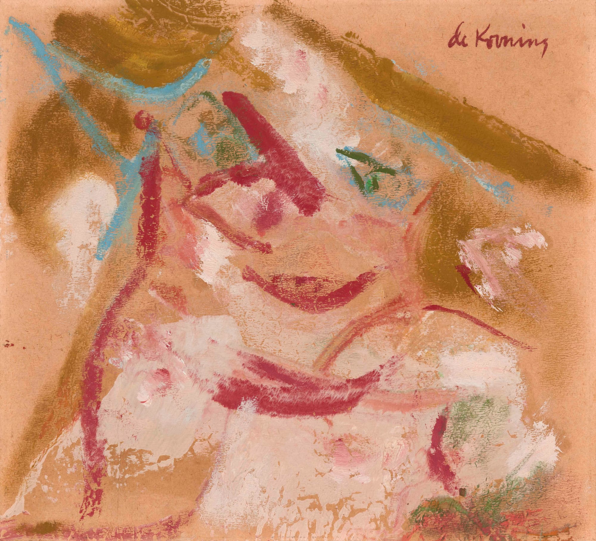 Willem De Kooning, Pink Woman, 1964