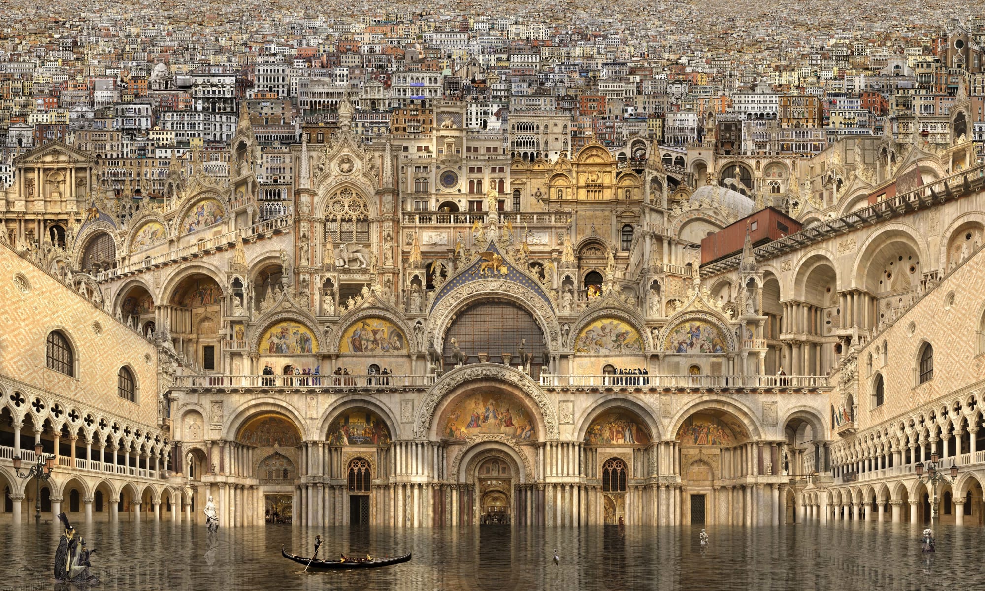 Jean-François Rauzier, Saint Mark’s, Venice, 2019