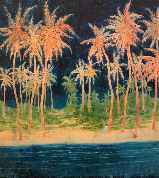 Daniel Ablitt, Contemplation (red palms)