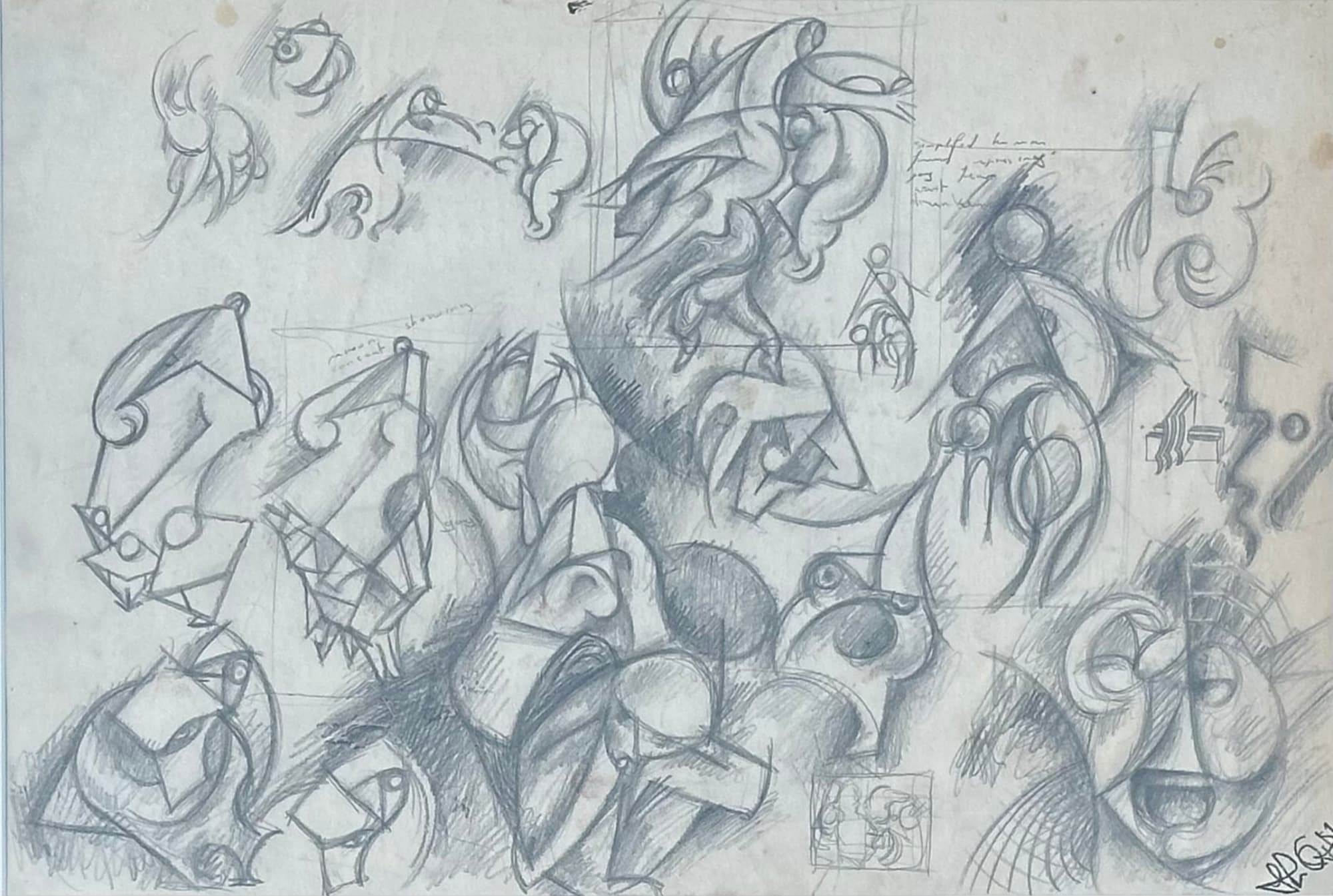 Henry Orlik, SIMPLIFIED HUMAN FORMS, Executed in the early 1970s