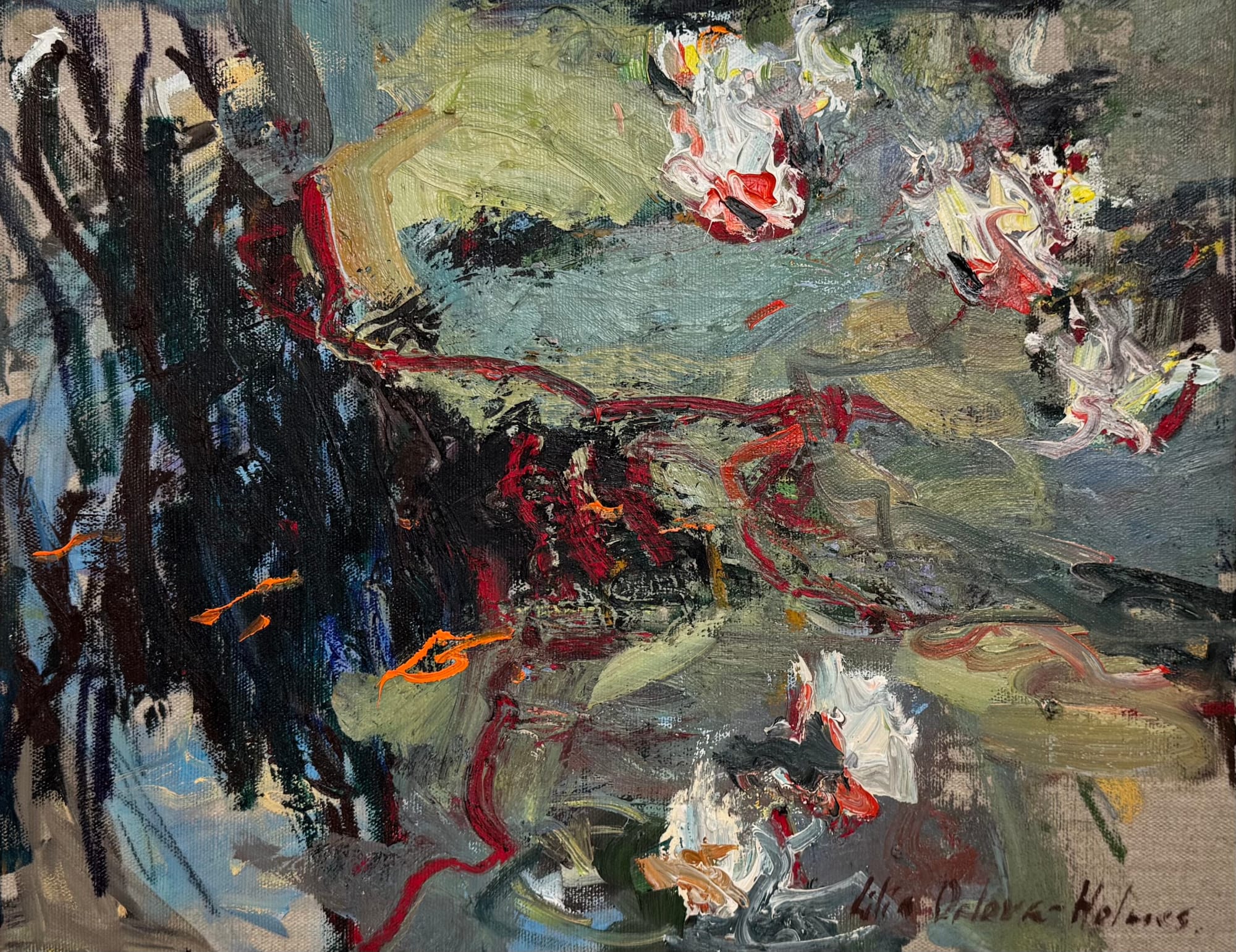 Lilia Orlova-Holmes, WATER LILIES, 2022