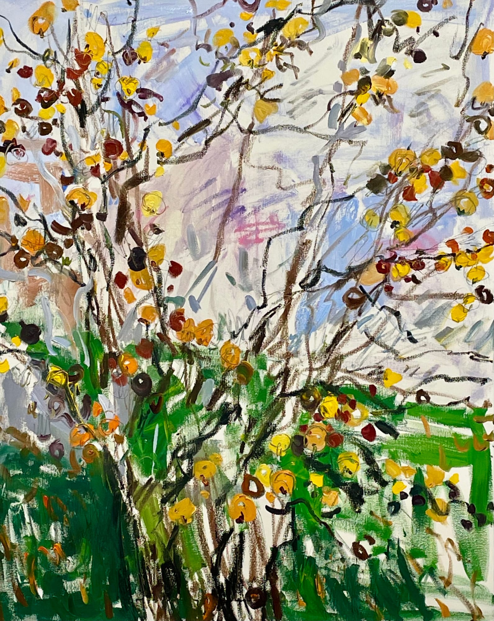 Lilia Orlova-Holmes, YELLOW FRUITS, 2021