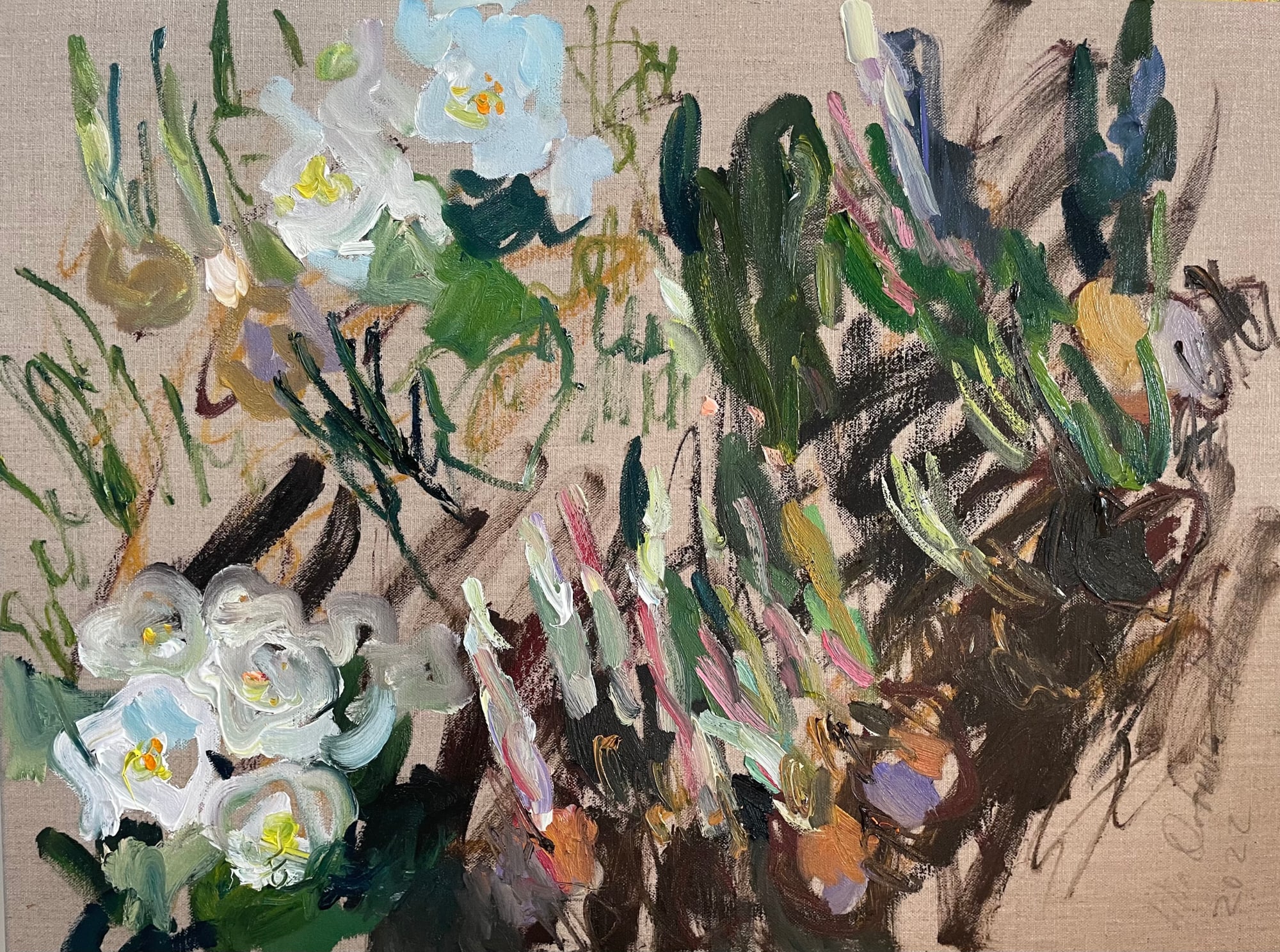 Lilia Orlova-Holmes, FIRST FLOWERS , 2022