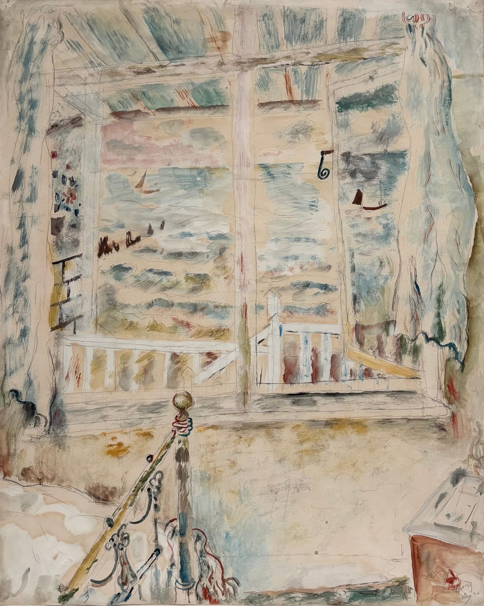 David Jones, The Bedstead, Portslade, 1929