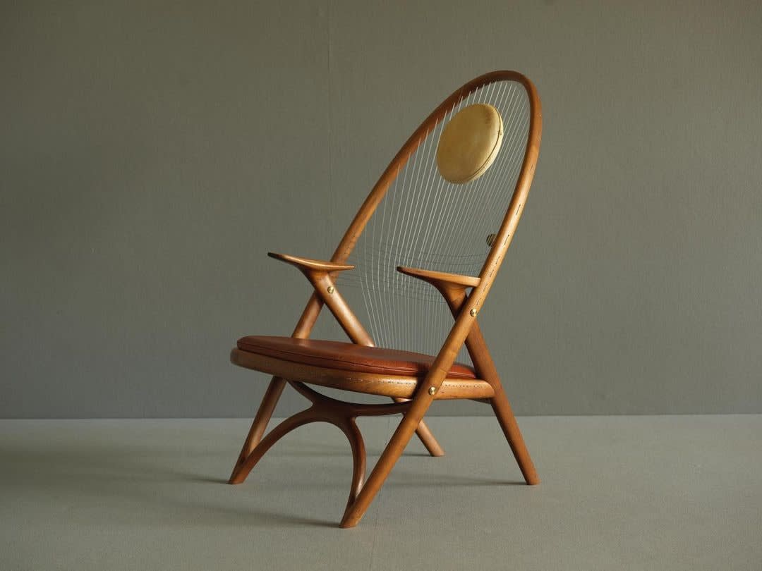 Helge Vestergaard Jensen, Racquet Chair, 1970s