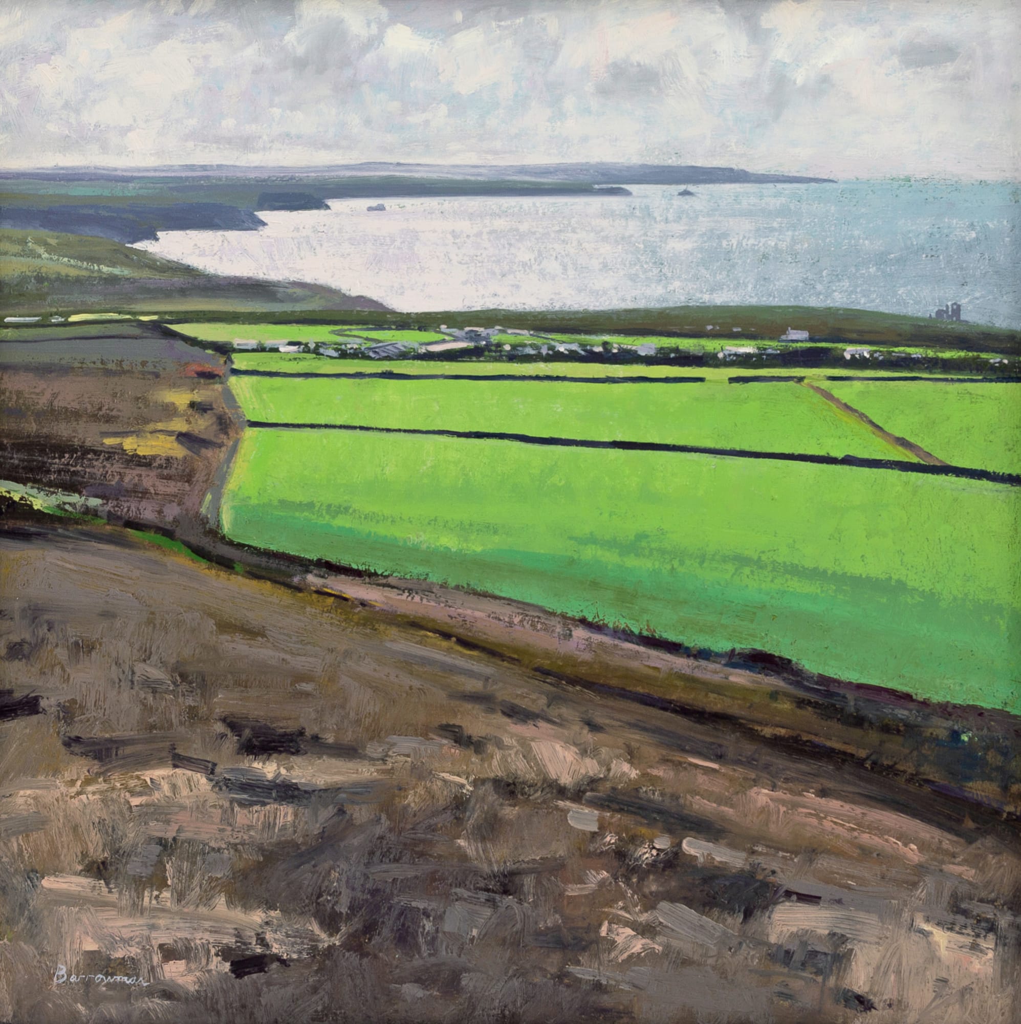 Andrew Barrowman, View Along the Coast Path from St Agnes Beacon