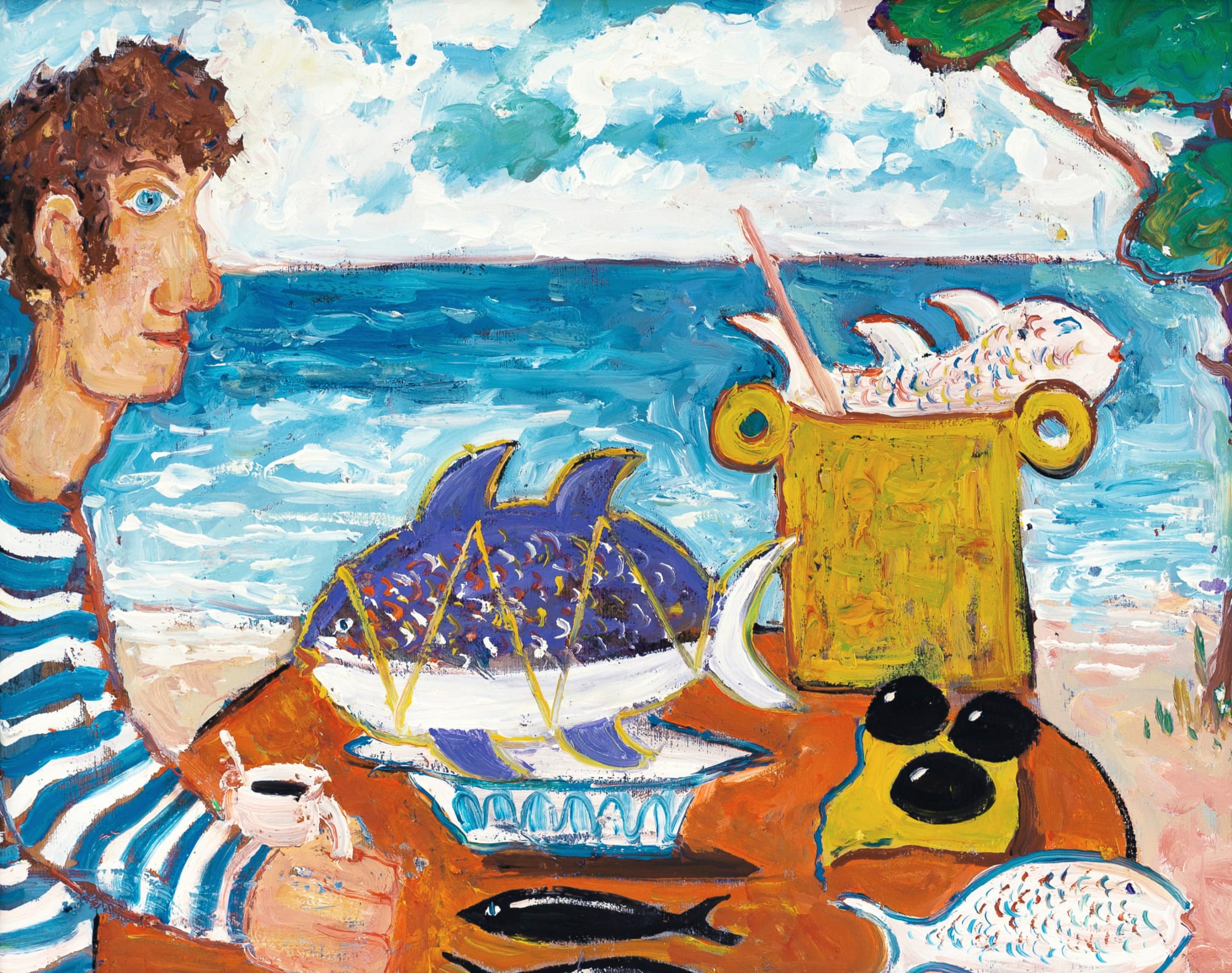 Simeon Stafford, Fisherman's Lunch I