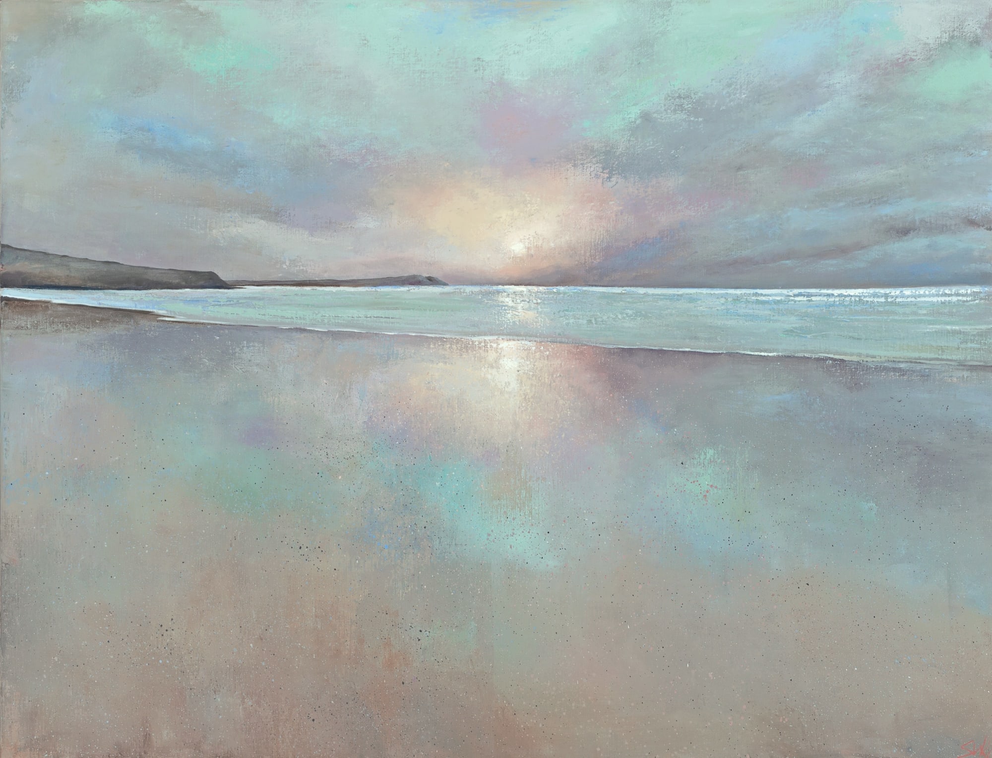 Suki Wapshott, Ebbing Tide Beneath a Bruised Sky