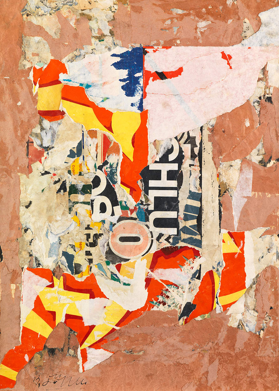 Reinhold Koehler, Plakat-Décollage 1957/3, 1957