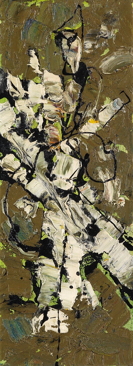 Frank Avray Wilson, FAW858 - Interactions Green (Miniature), c. 1955