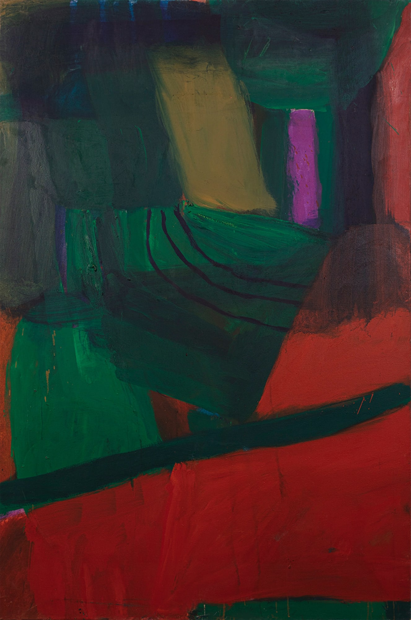 Albert Irvin OBE RA, Number 9, 1968