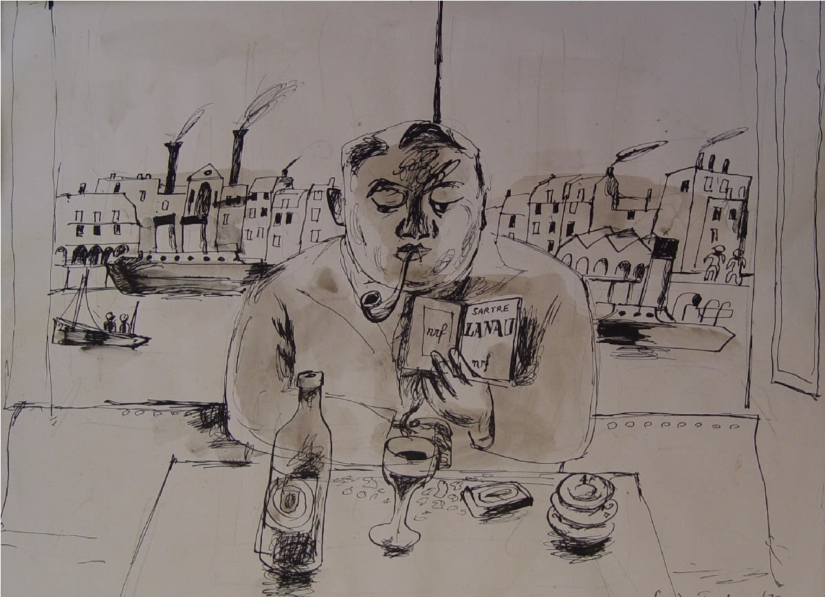 Julian Trevelyan, The Harbour Café, 1939