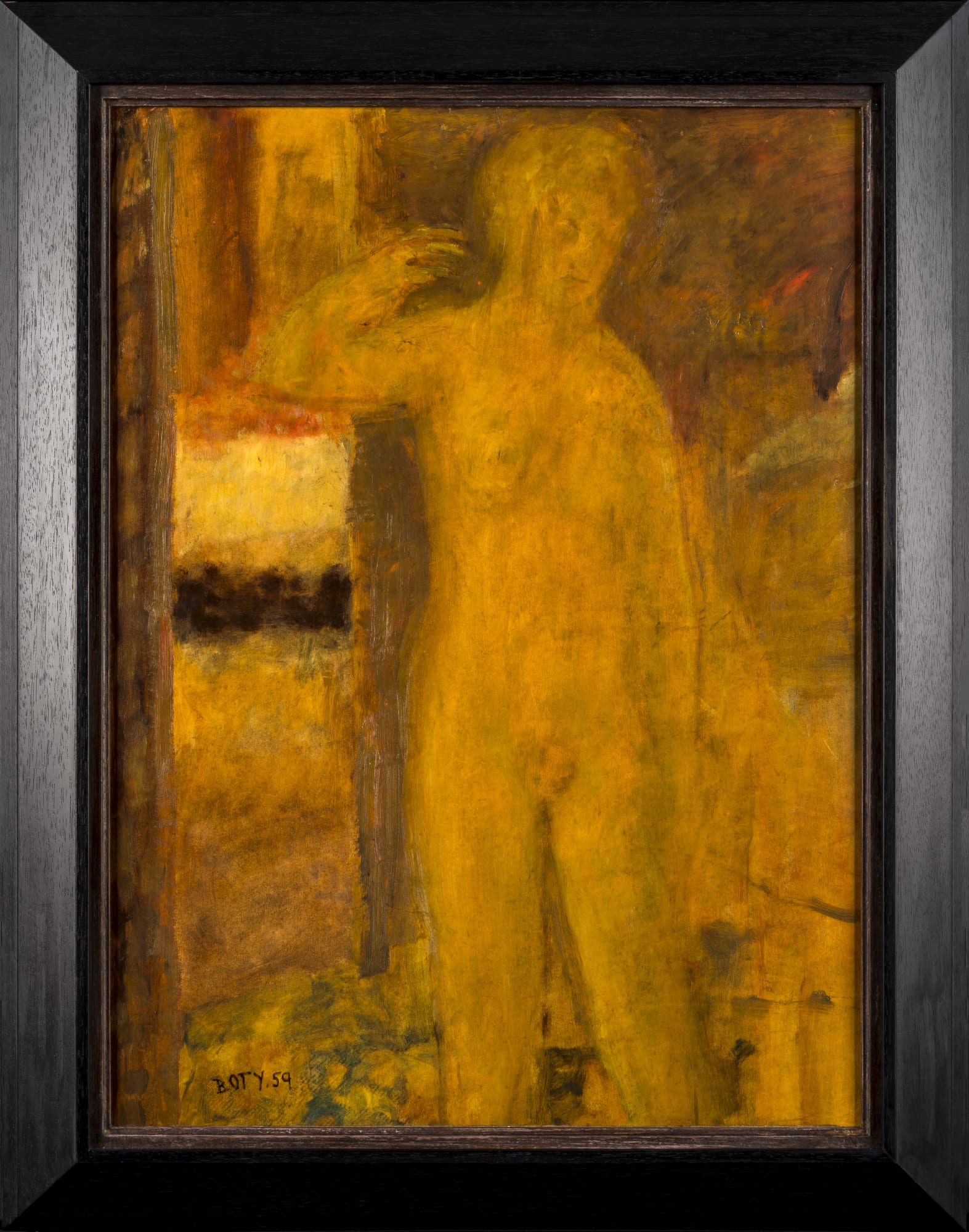 Pauline Boty, Golden Nude, 1959