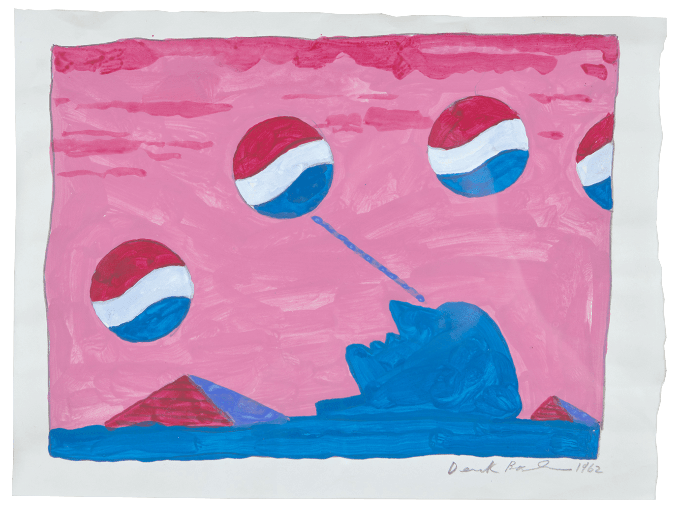Derek Boshier, Pepsi Dreaming, 1962