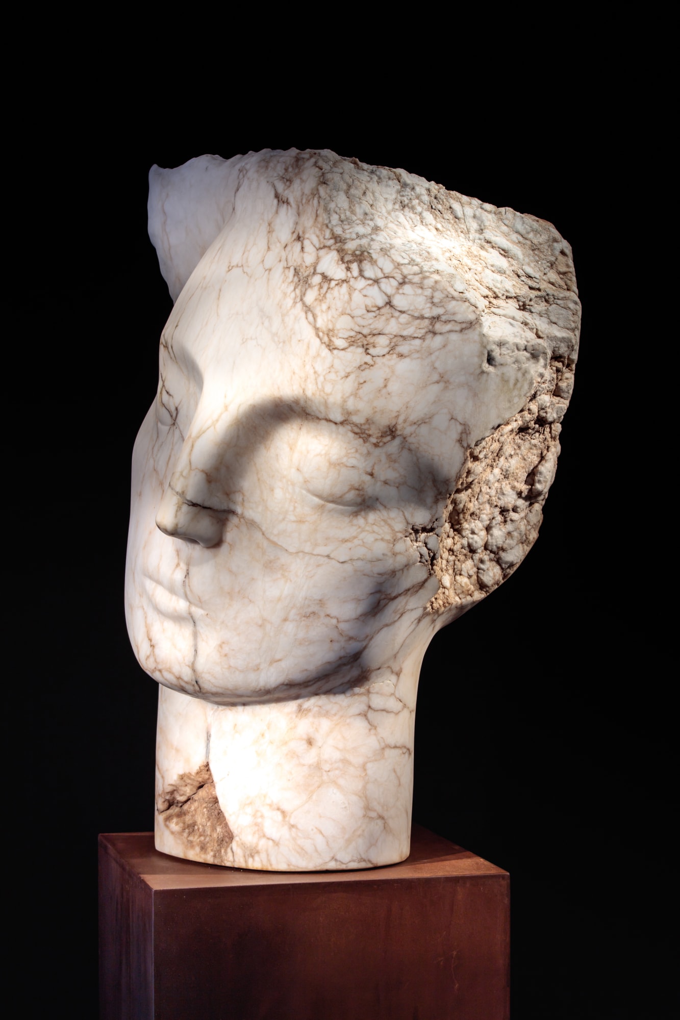 Emily Young, Contemplative Head , 2018