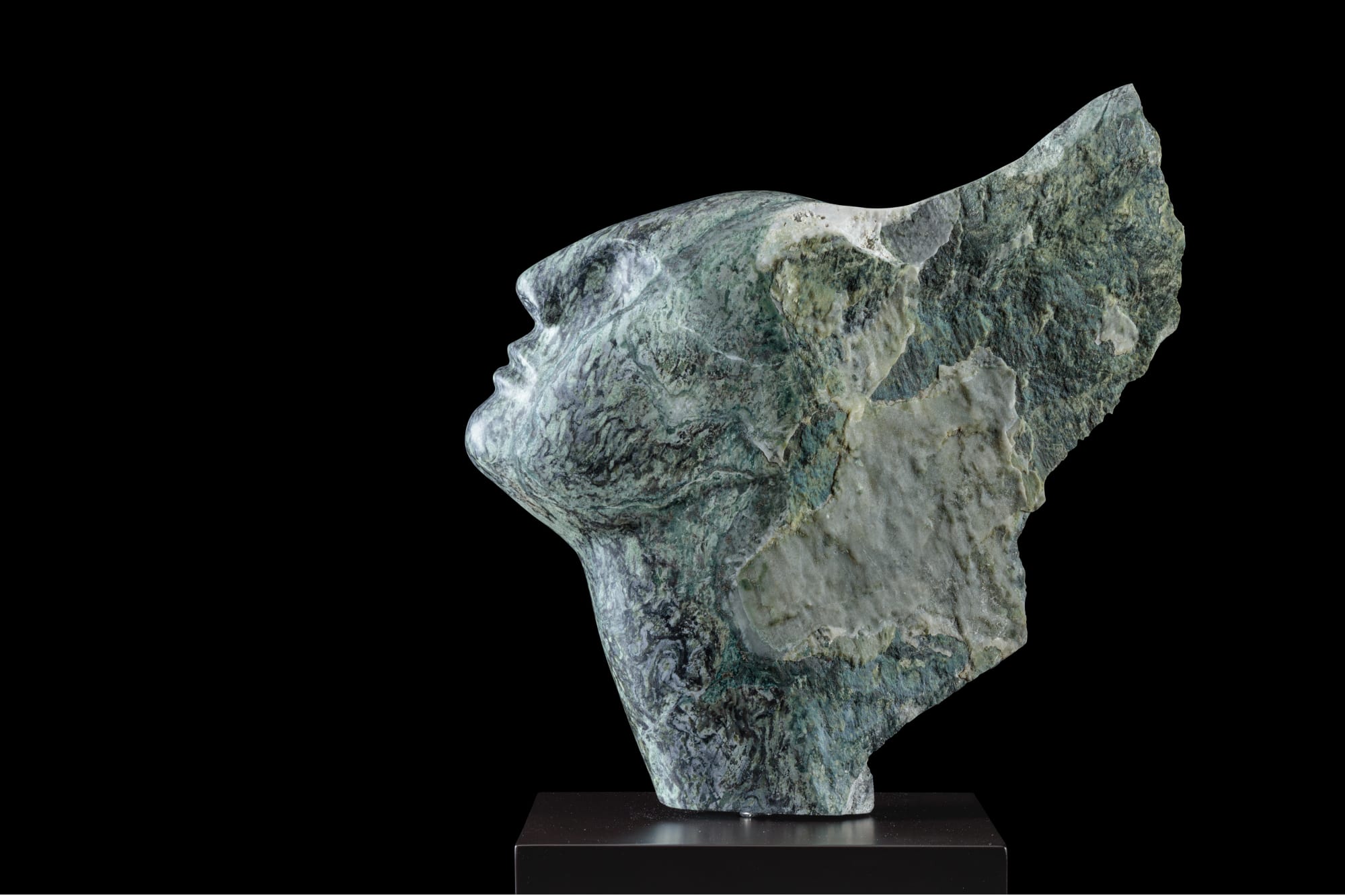 Emily Young, Connemara Oneiric Head, 2020