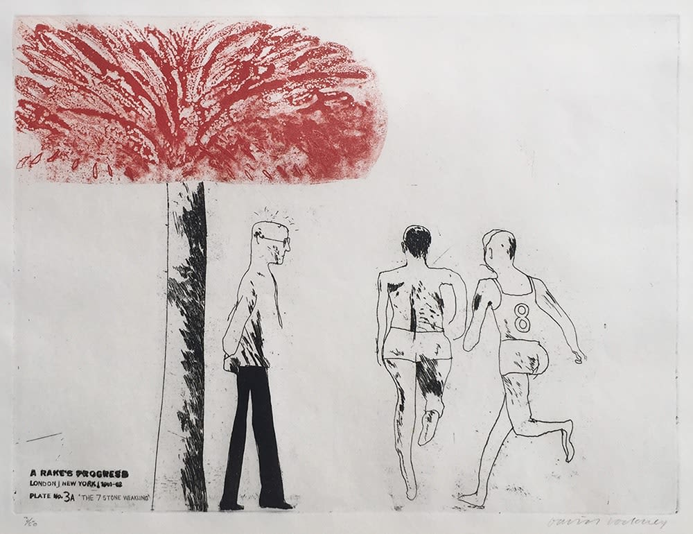 David Hockney (b. 1937), The Seven Stone Weakling (A rake’s progress), 1961-63