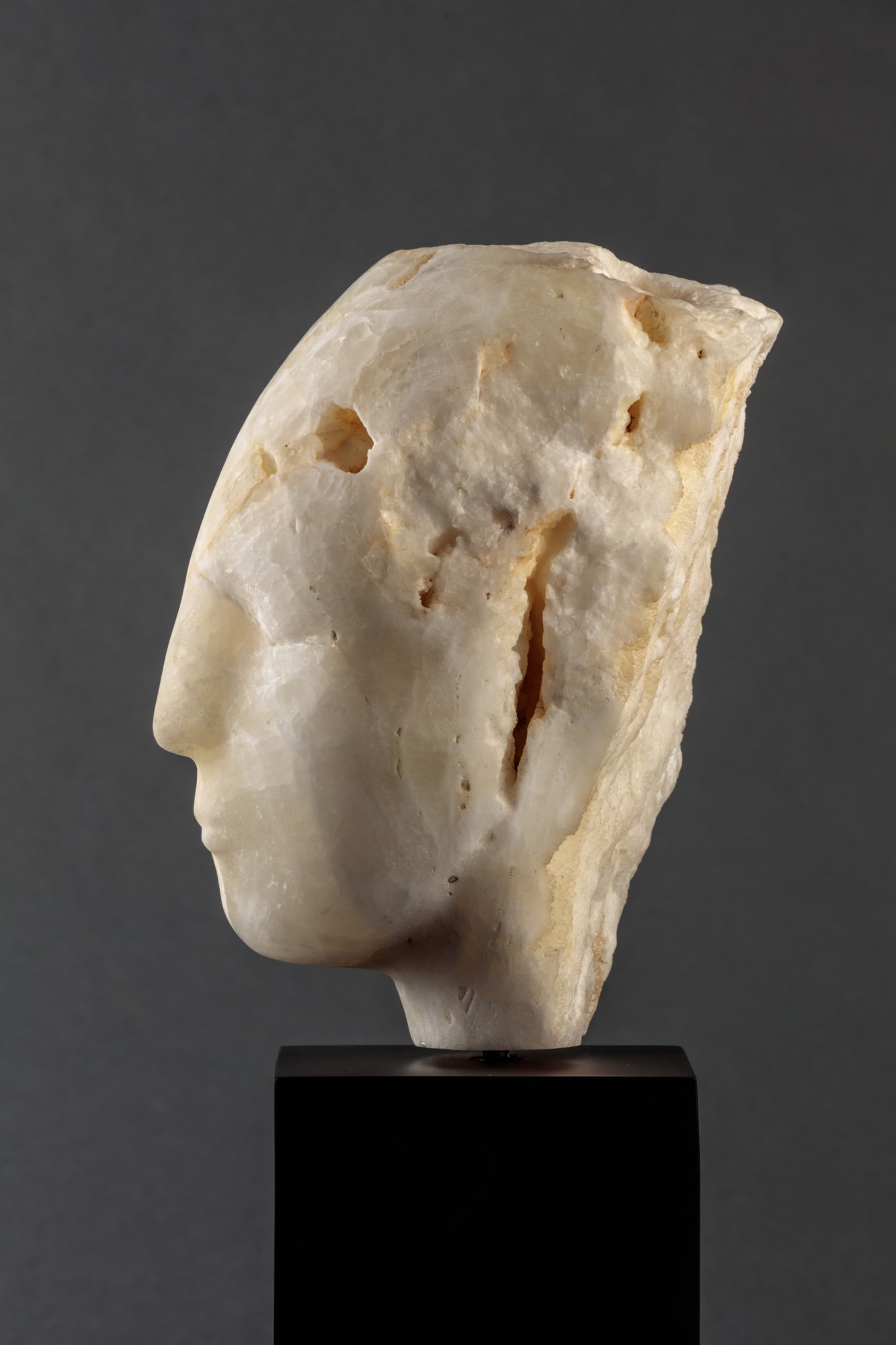 Emily Young, Little Snow Head, 2020