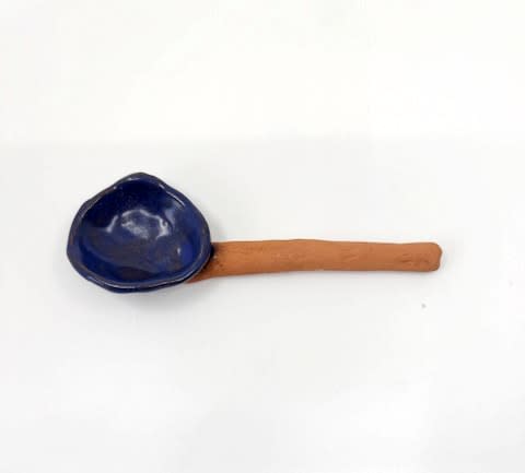 Francesca Anfossi, blue utensil 5, 2025