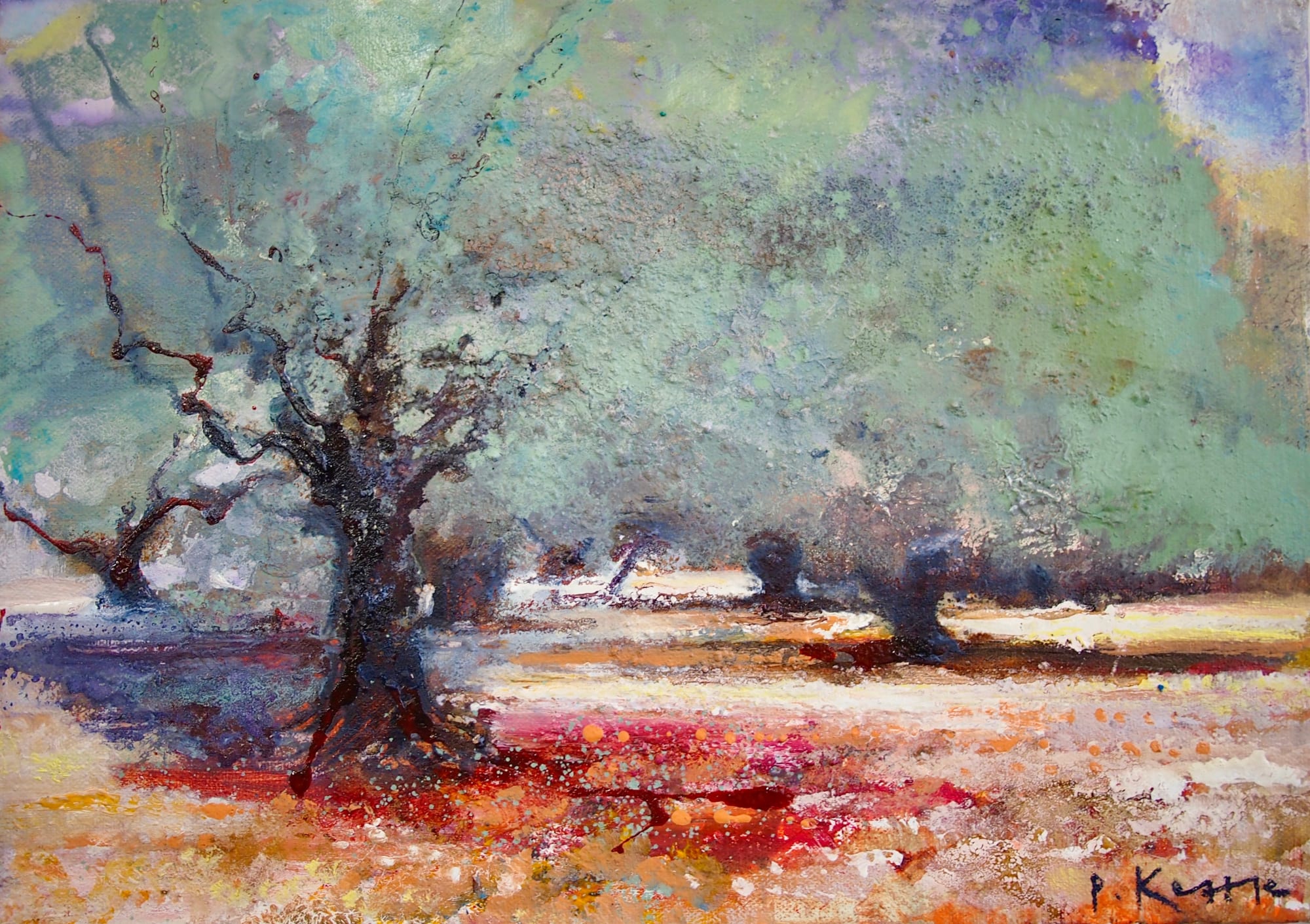 Peter Kettle, OLIVE TREES AT OLD VLACHATA - KEFALONIA, GREECE