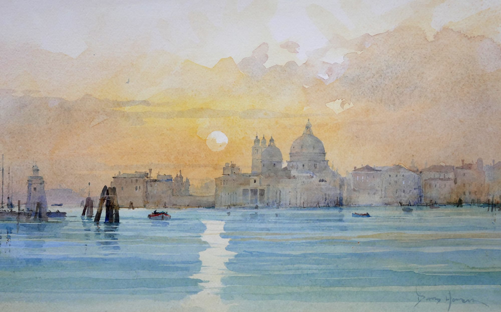 David Howell, BACCINO DI SAN MARCO, SUNSET, VENIICE