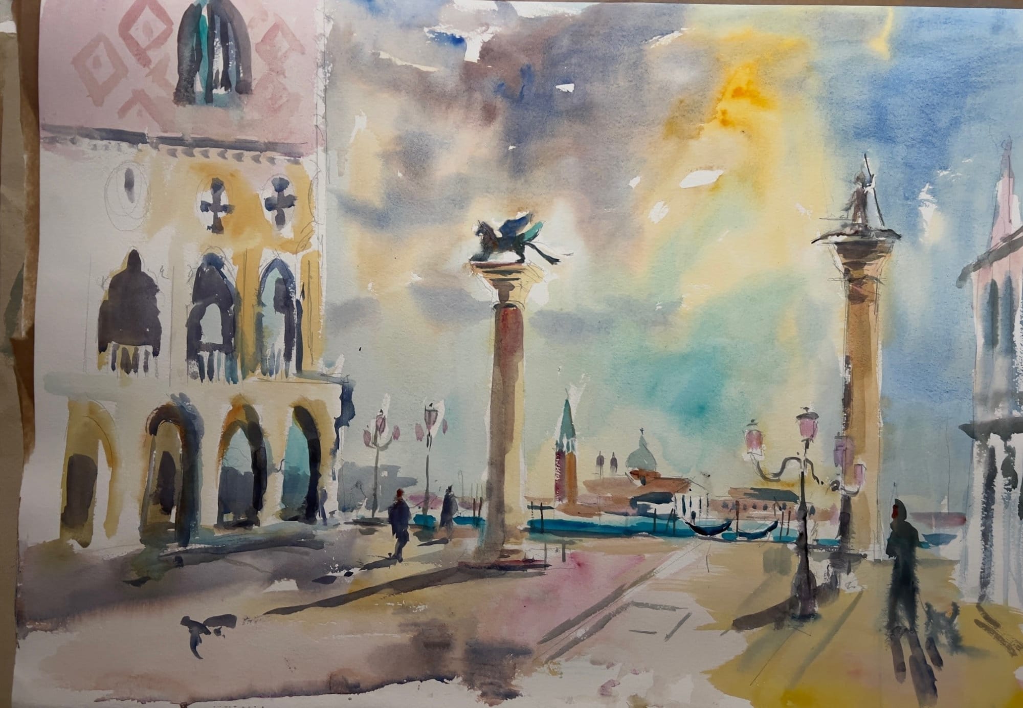 Sophie Walbeoffe, THE LION OF VENICE - ST MARK'S SQUARE