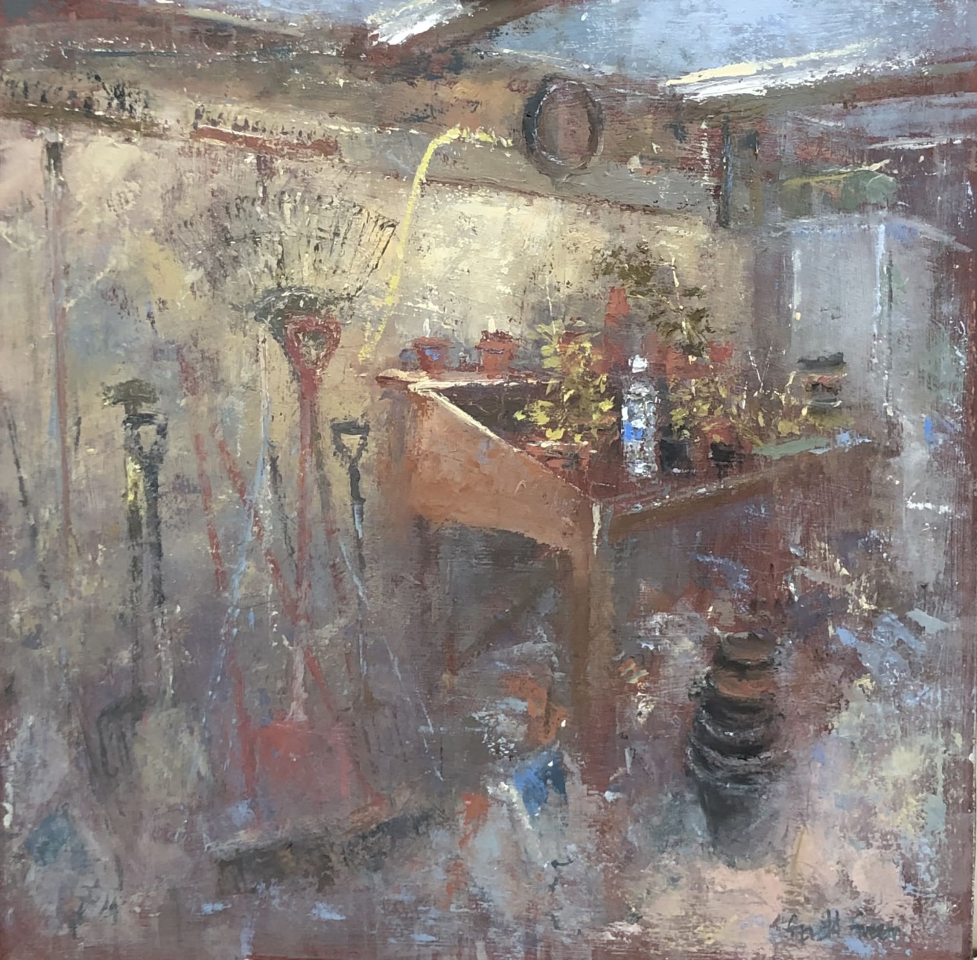 Gerald Green, IN THE POTTING SHED