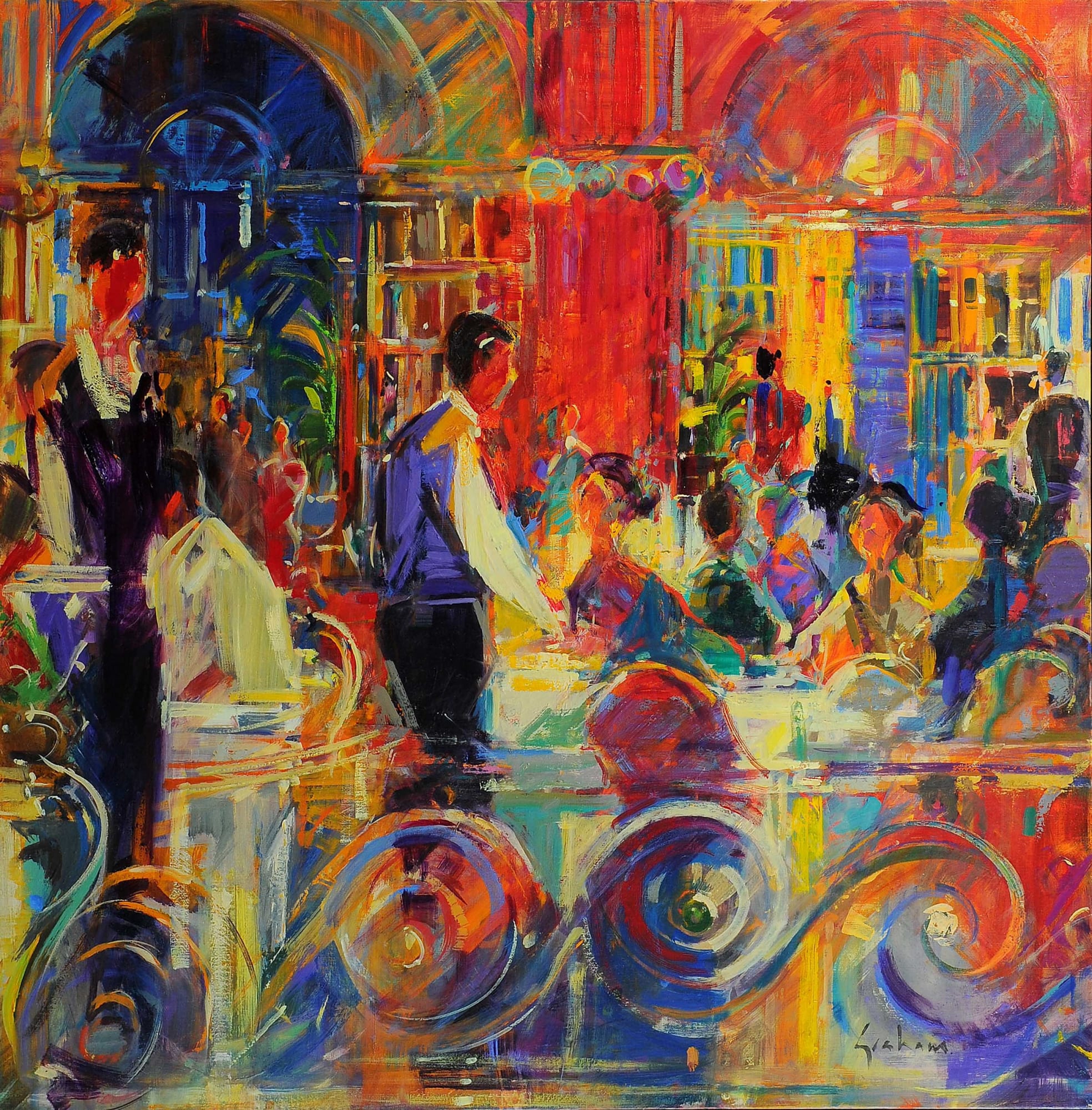 Peter Graham, PALM COURT BALCONY