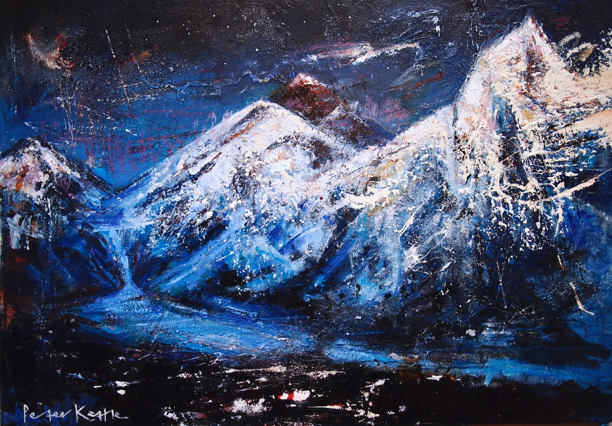 Peter Kettle, EVEREST BASE CAMP, SUNRISE