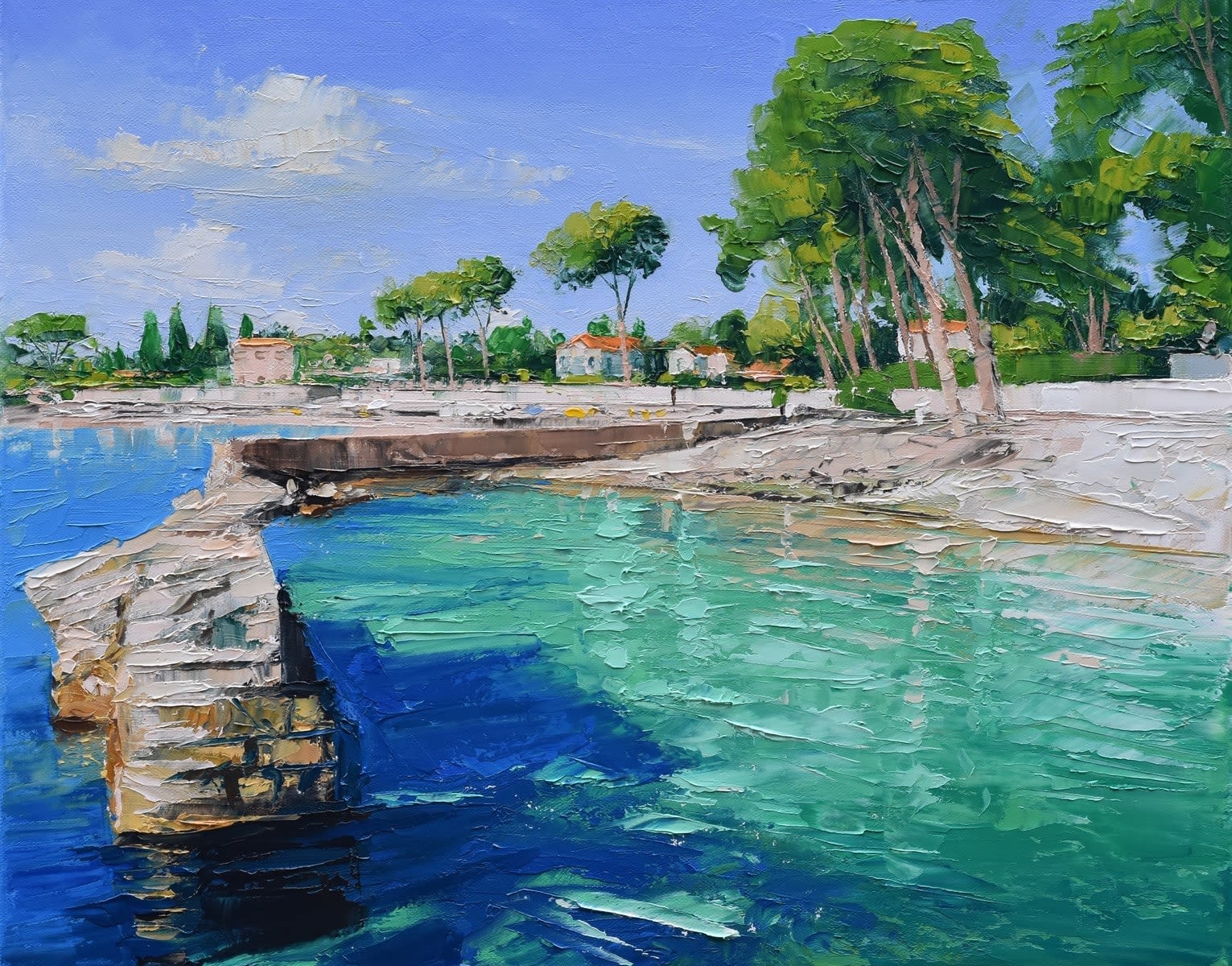 Colin Carruthers, SUNLIGHT AND SHADOWS, THE RIVIERA