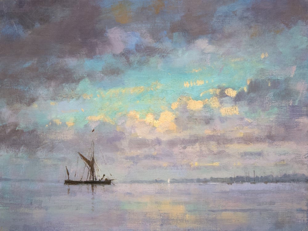 Matthew Alexander, A QUIET MOORING ON THE SWALE