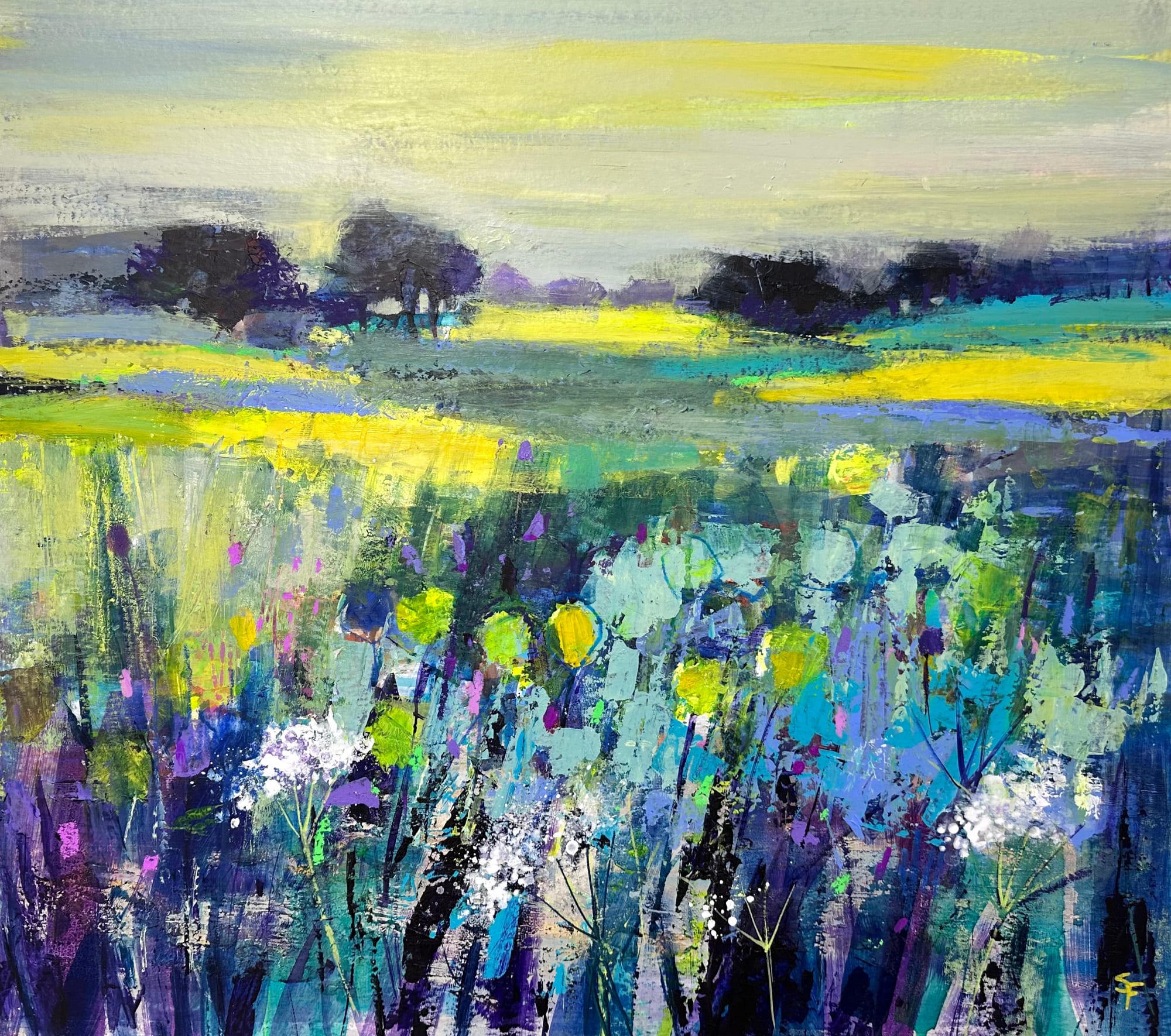 Soraya French, APRIL YELLOW FIELDS