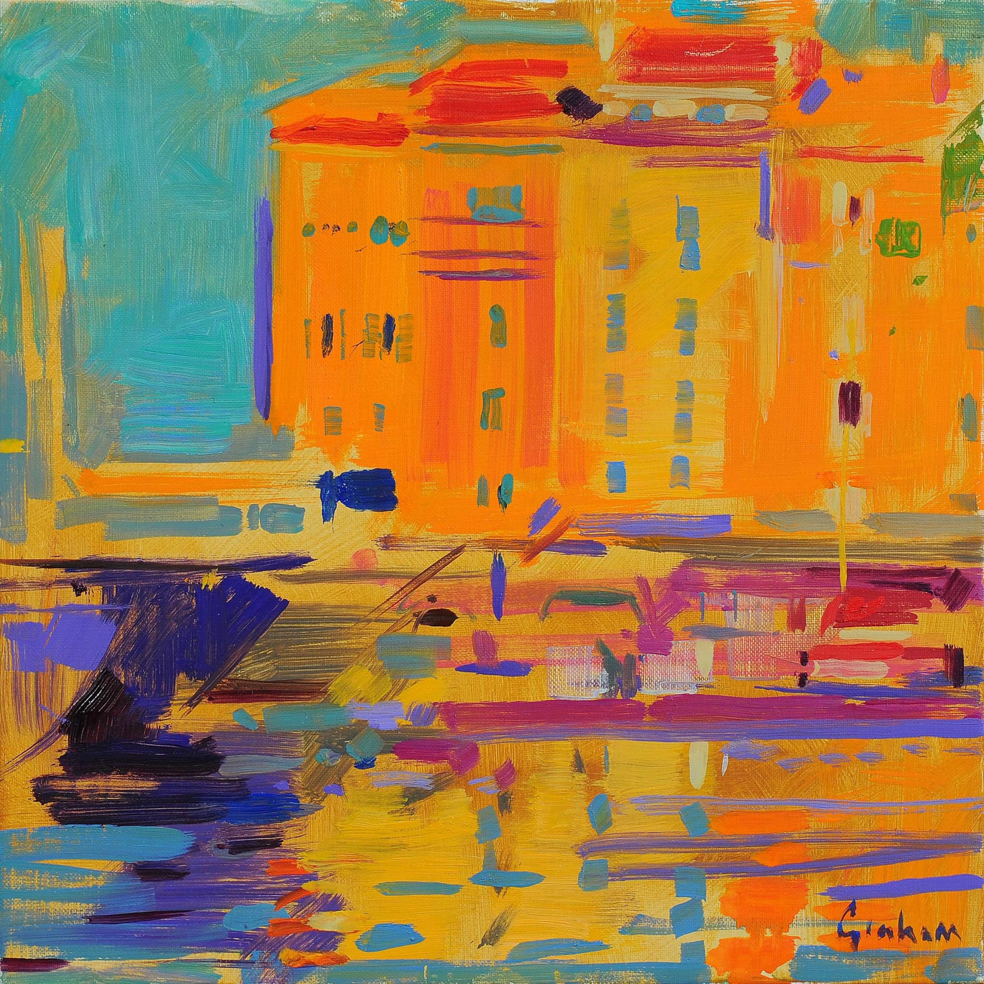 Peter Graham, GOLDEN LIGHT, ST TROPEZ