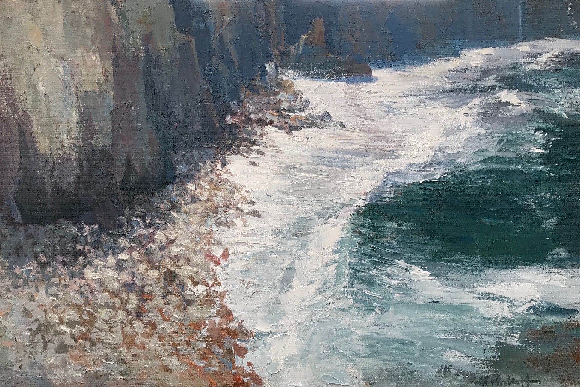 Neil Pinkett, CRASHING WAVES, 2021