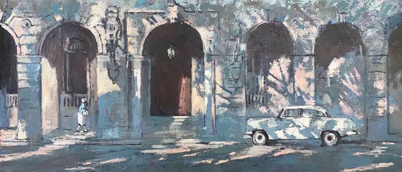 Patrick Gibbs, BUILDINGS IN SHADOW, HAVANA, 2021