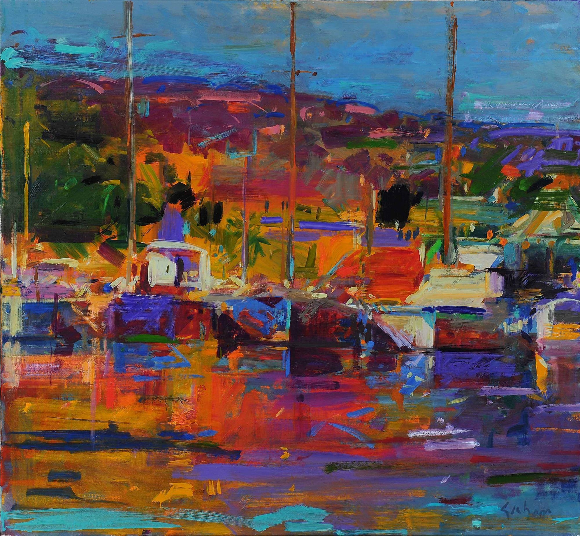 Peter Graham, RELECTIONS , SAINT-TROPEZ