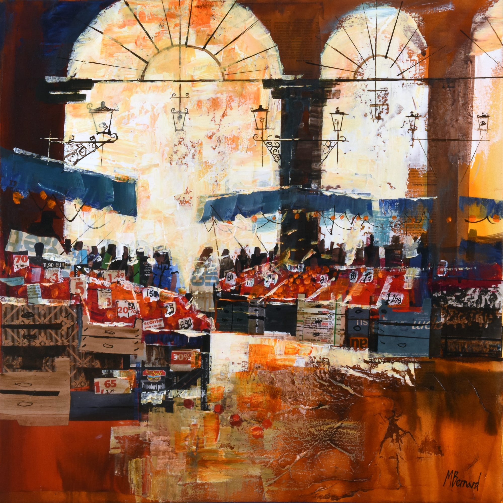 Mike Bernard, MARKET, NORTHERN ITALY, 2021