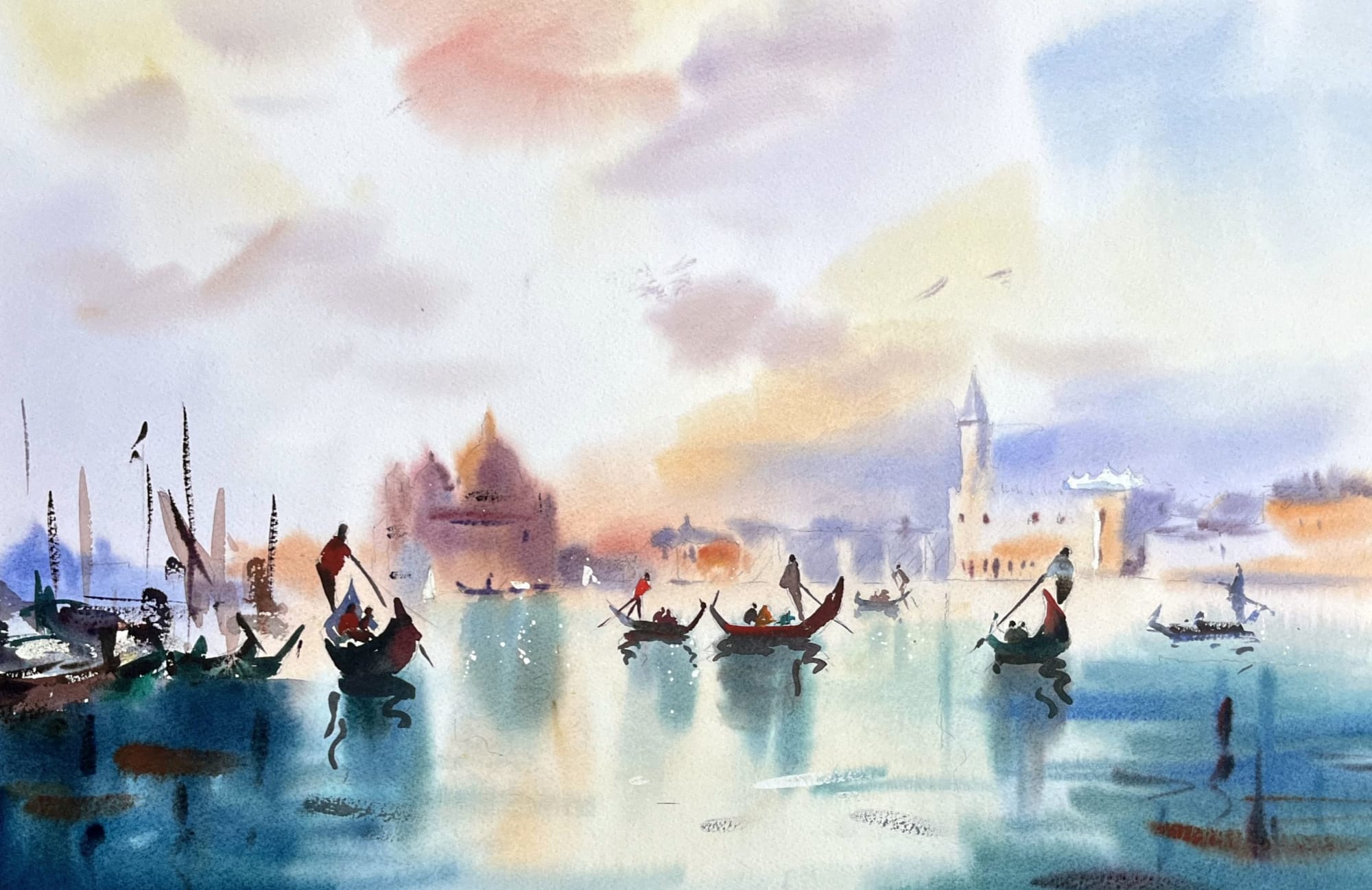 Jake Winkle, SUNSET OVER VENICE