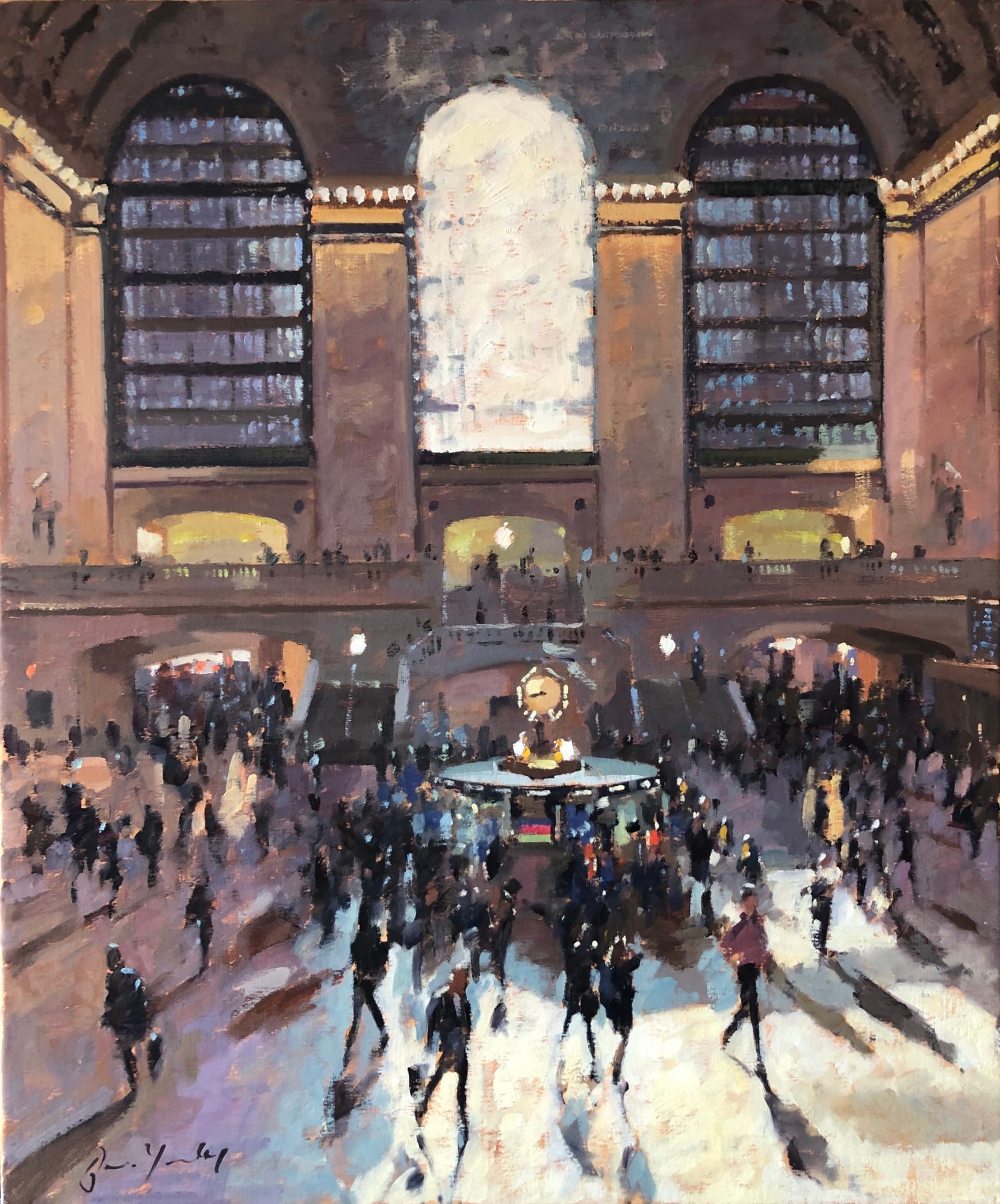 Bruce Yardley, SUNLIT CONCOURSE, GRAND CENTRAL STATION