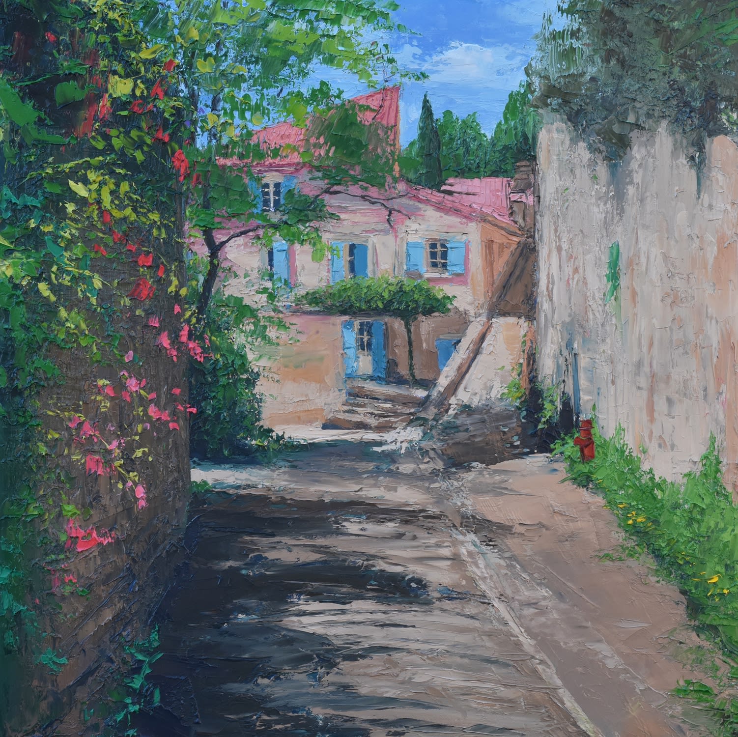 Colin Carruthers, AFTERNOON SHADOWS, PROVENCE