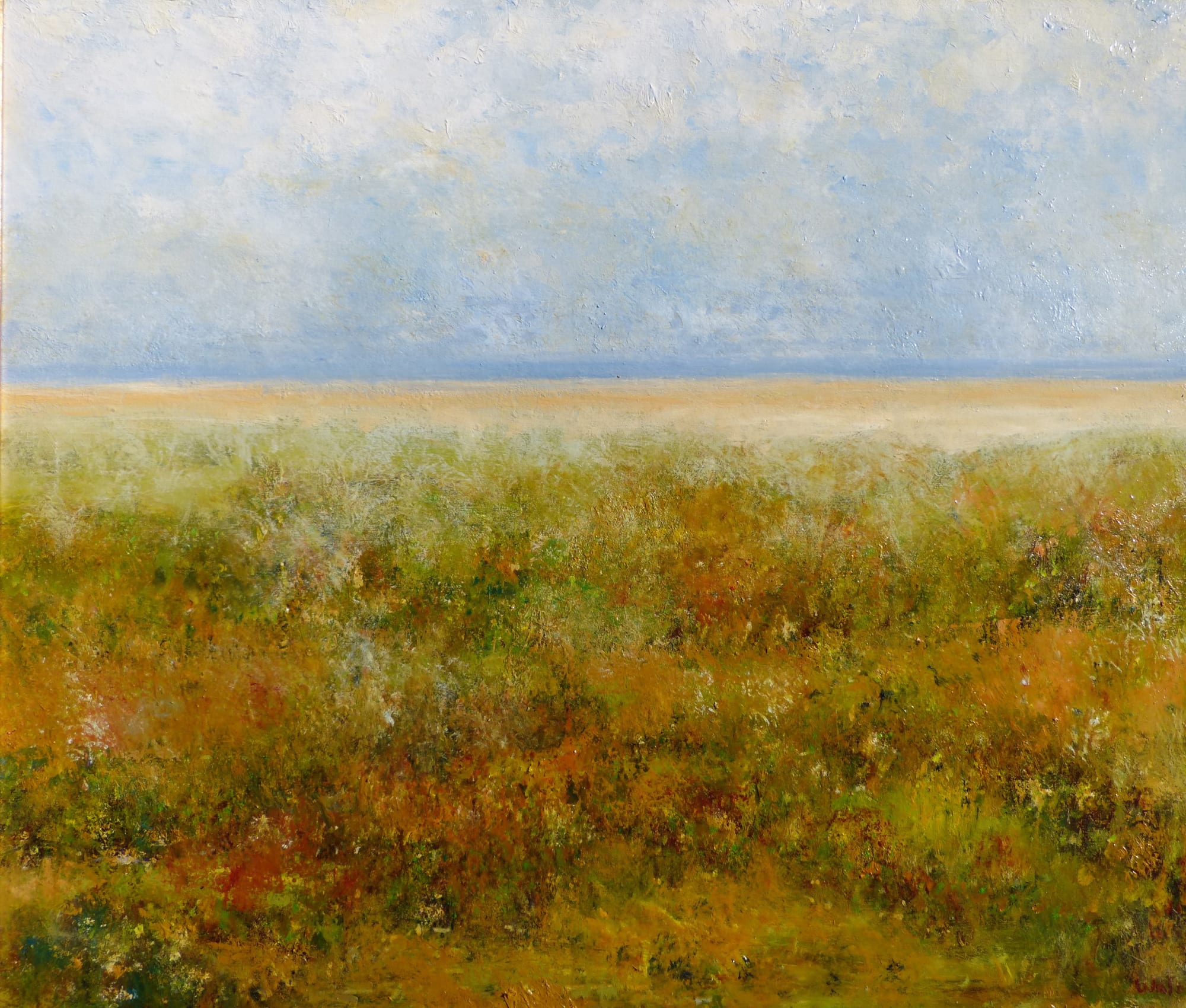 David Walsh, BRIGHT AUTUMN VIEW BY THE SEA