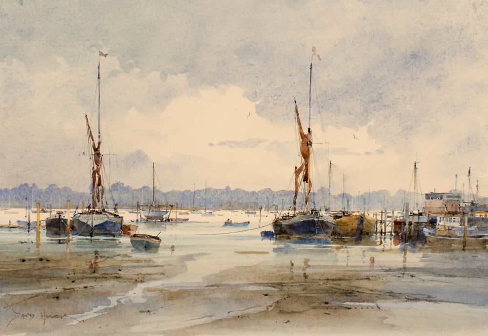 David Howell, ON THE MUD AT PIN MILL