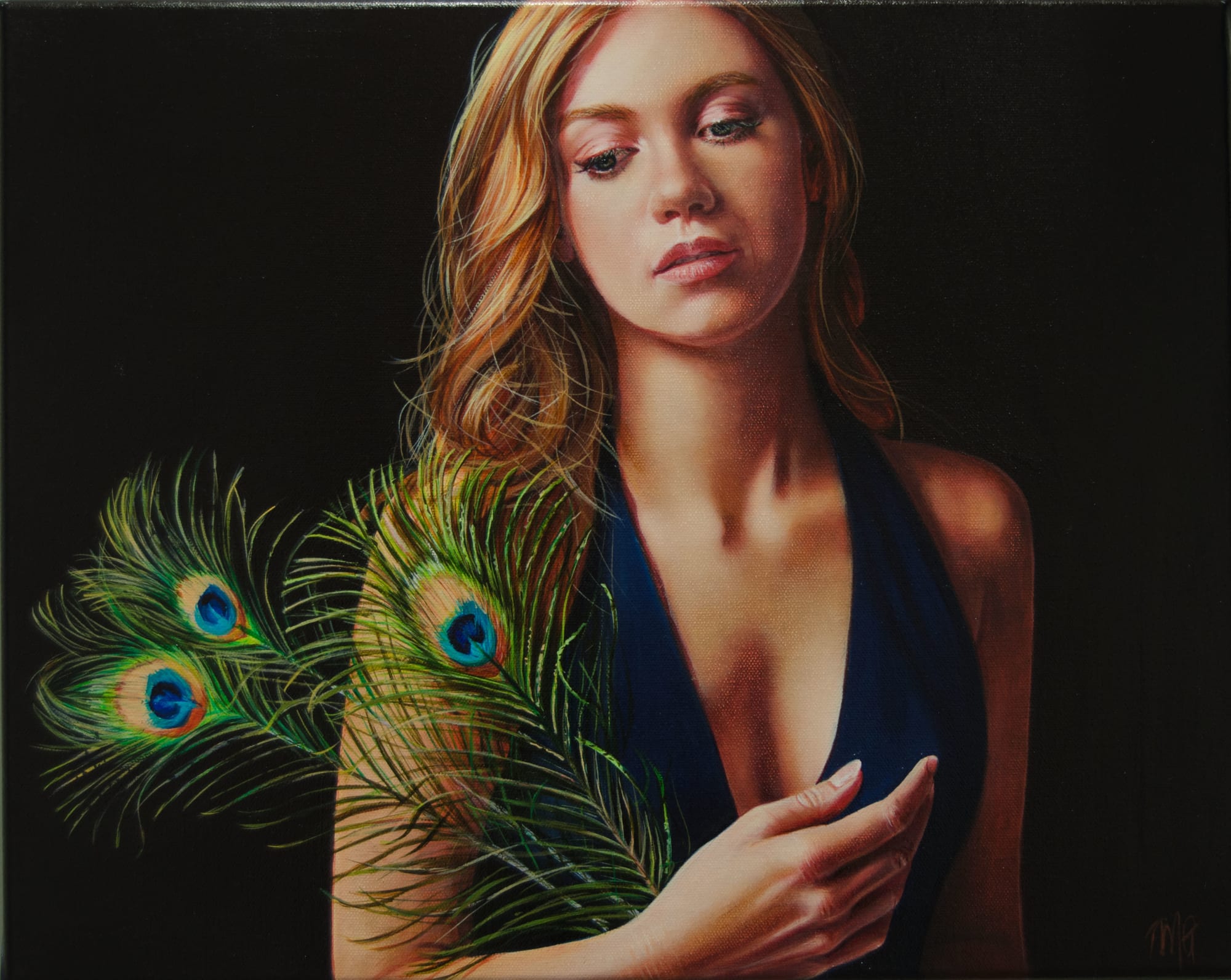 Trudy Good, NOCTURNES 7 (Peacock Feathers)