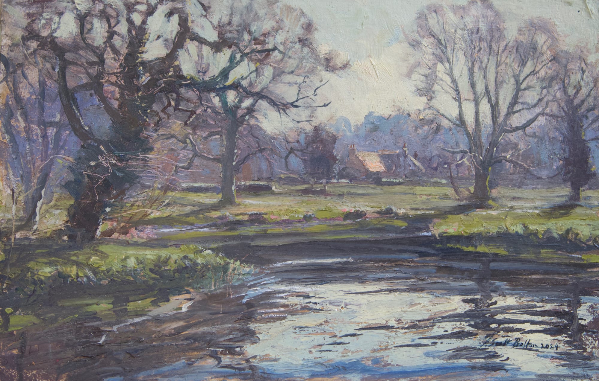 Timothy Scott Bolton, RIVER AVON NEAR DURNFORD