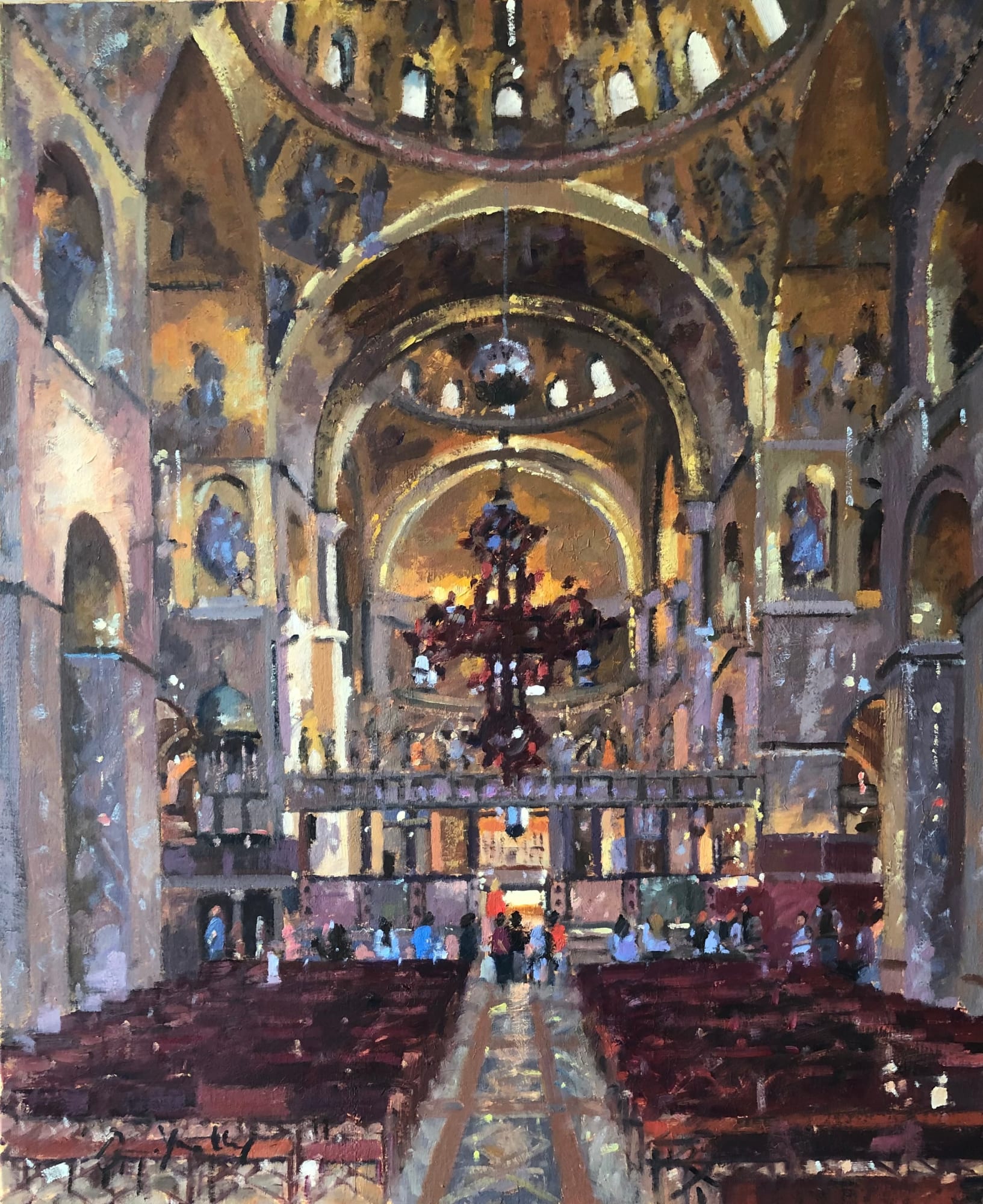 Bruce Yardley, INTERIOR, BASILICA SAN MARCO