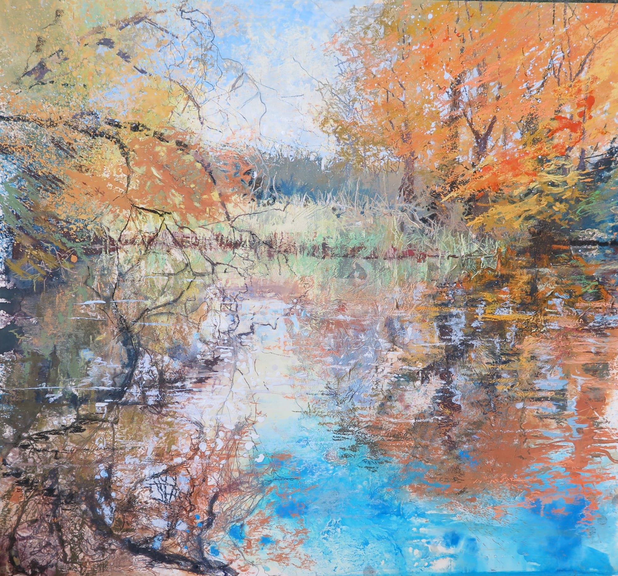 Maureen Davies, AUTUMN LAKE