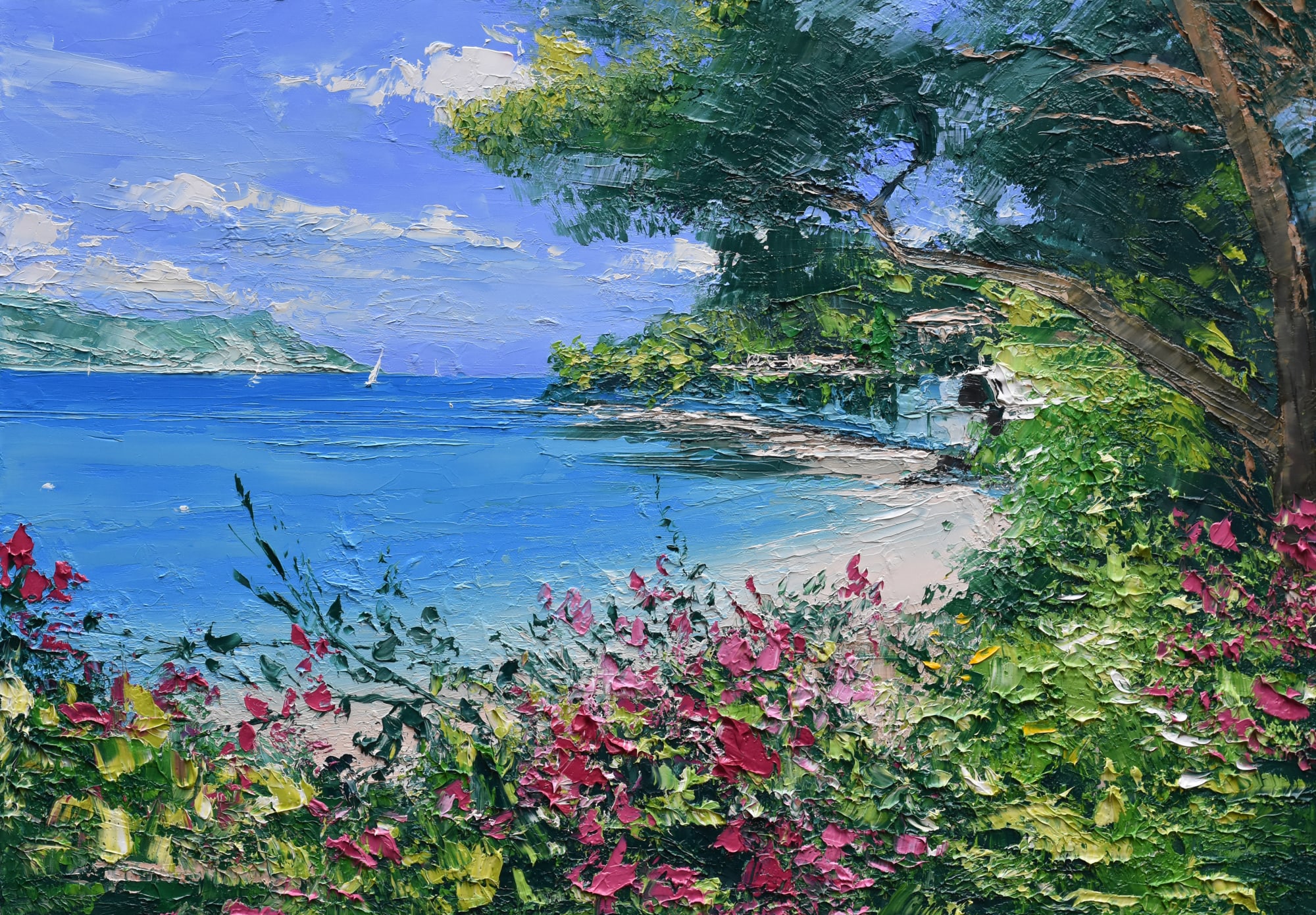 Colin Carruthers, SUMMER FLOWERS, PALOMA BEACH