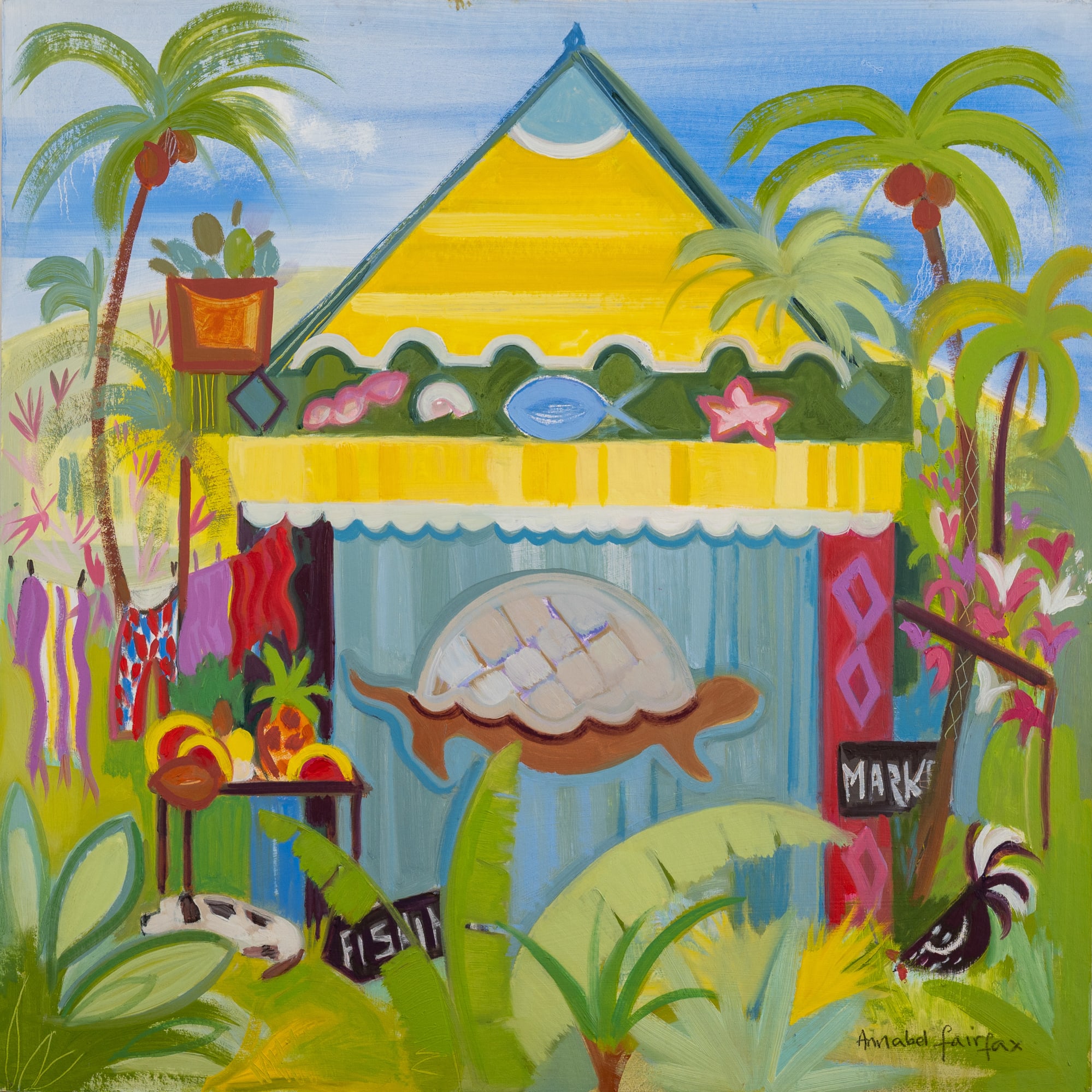 Annabel Fairfax, MUSTIQUE TURTLE