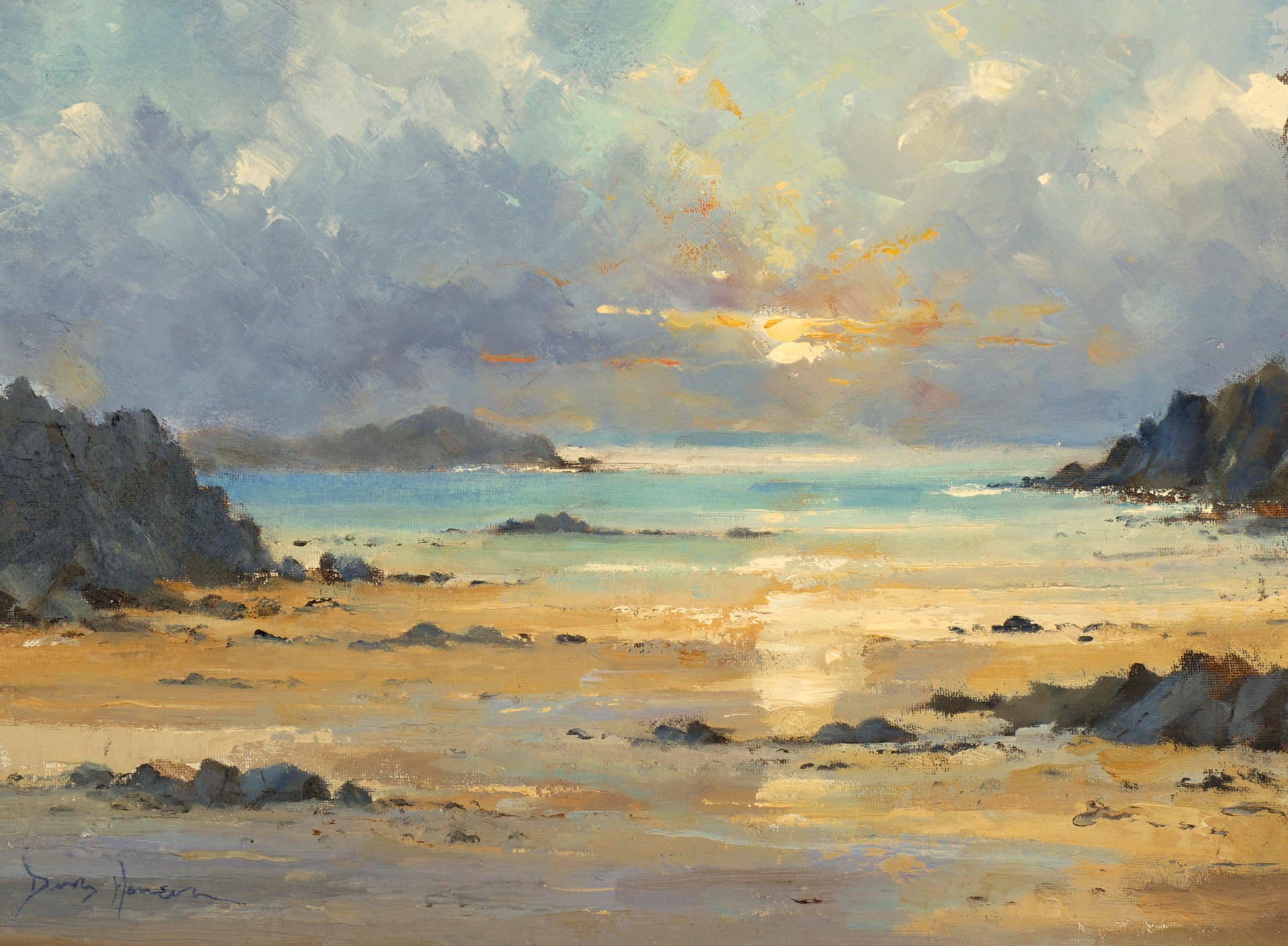 David Howell, STORMY SUNSET, ST LUNAIRE