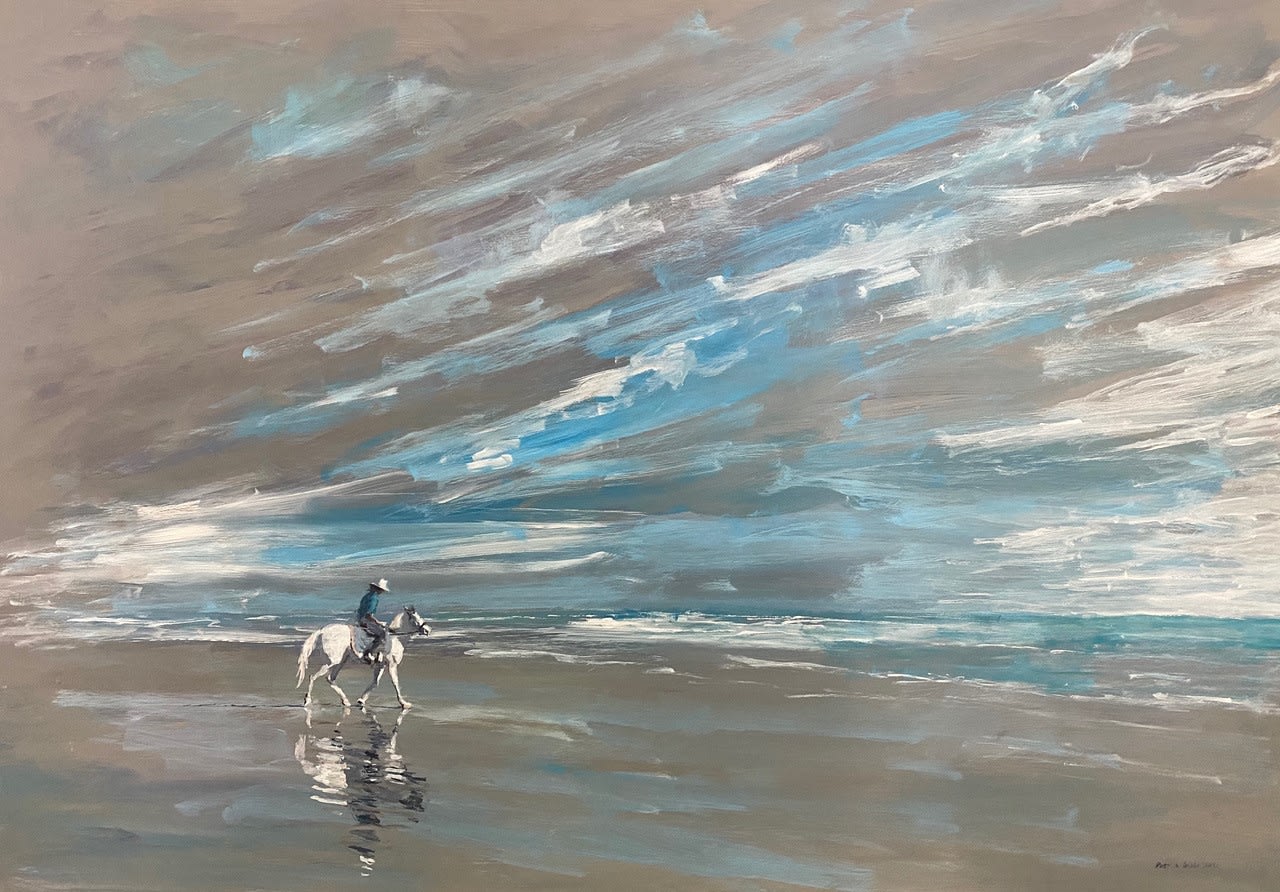 Patrick Gibbs, HORSE ON THE BEACH, GAMBIA, 2021